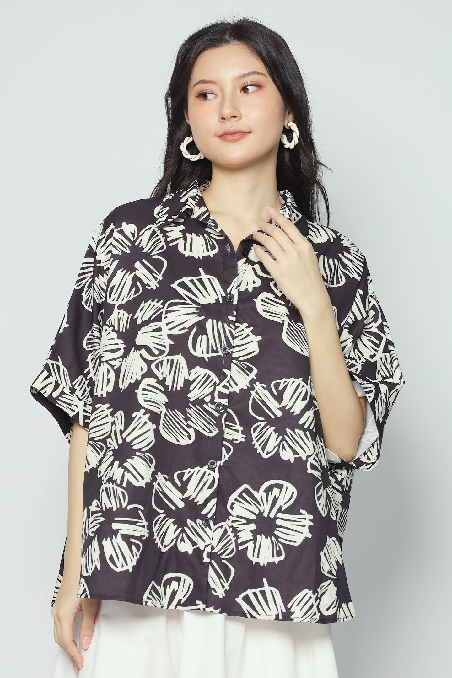 Avo Shirt in Wiggles Scribbles