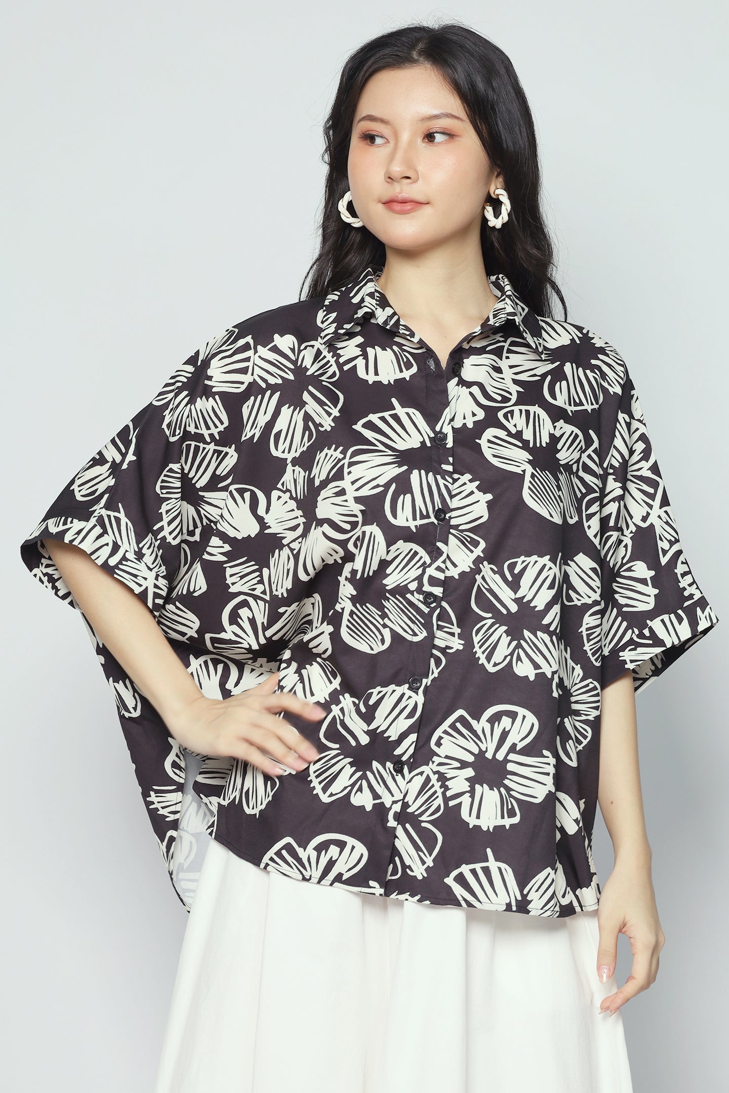 Avo Shirt in Wiggles Scribbles