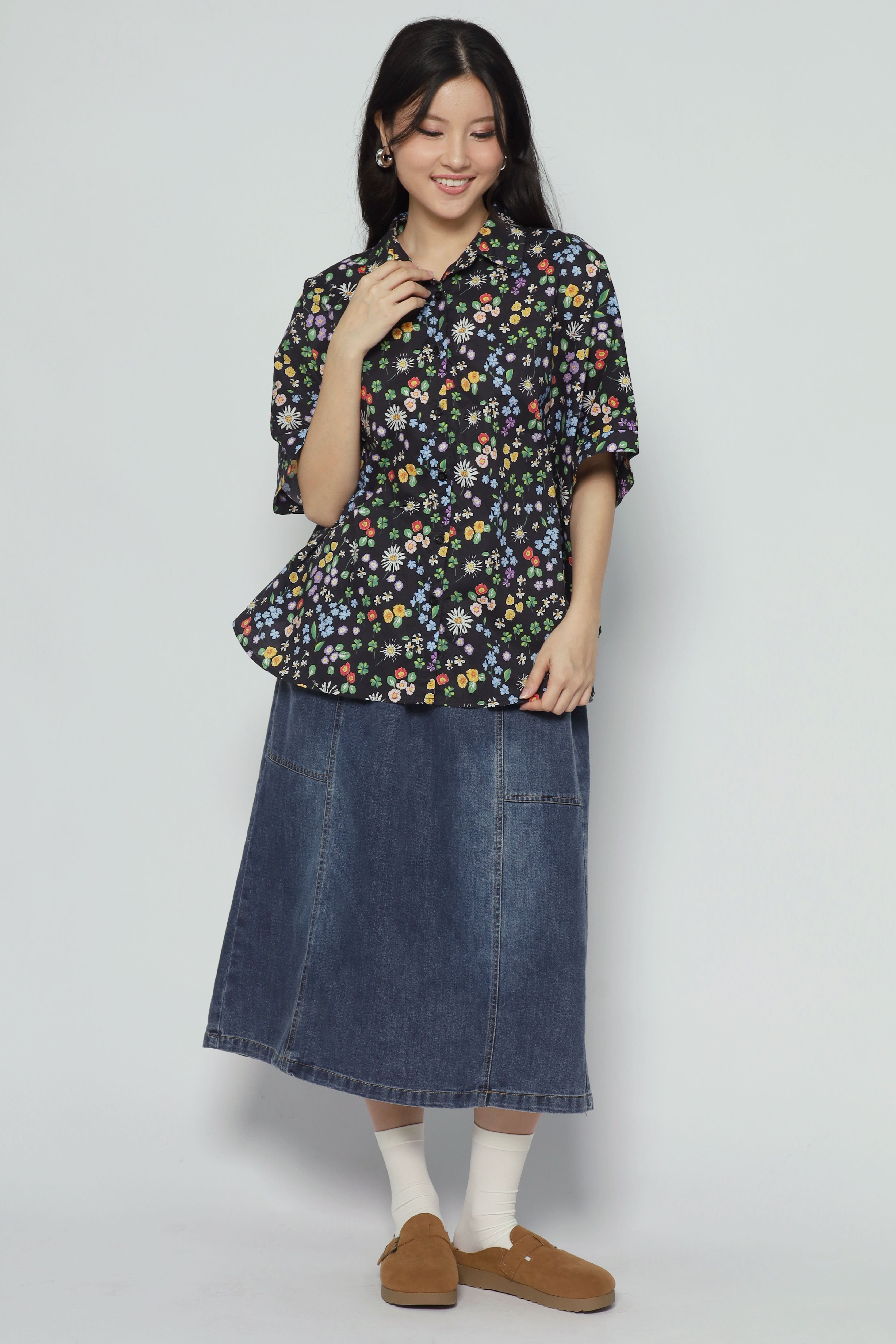 Avo Shirt in Daisy Garden