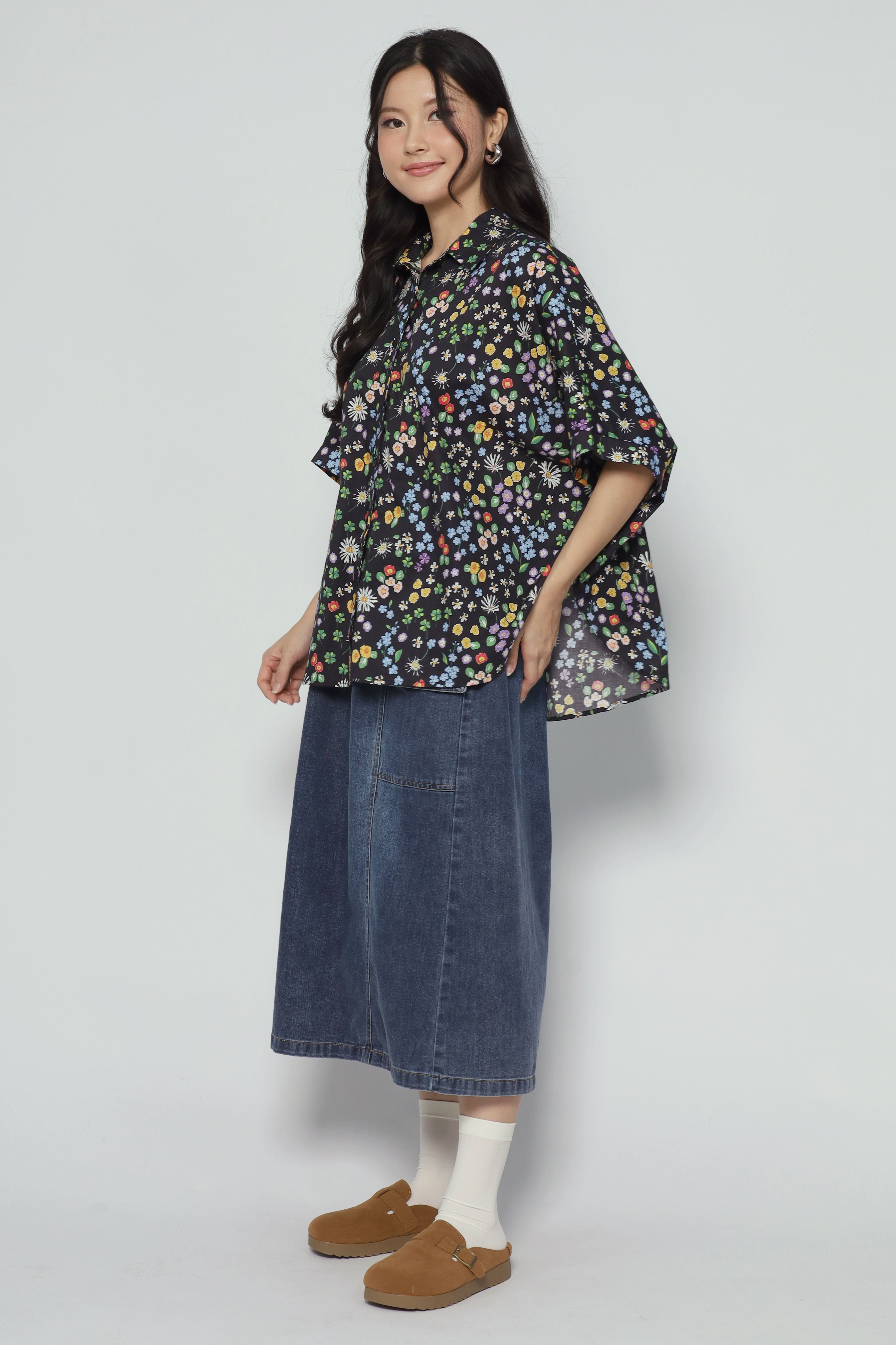 Avo Shirt in Daisy Garden