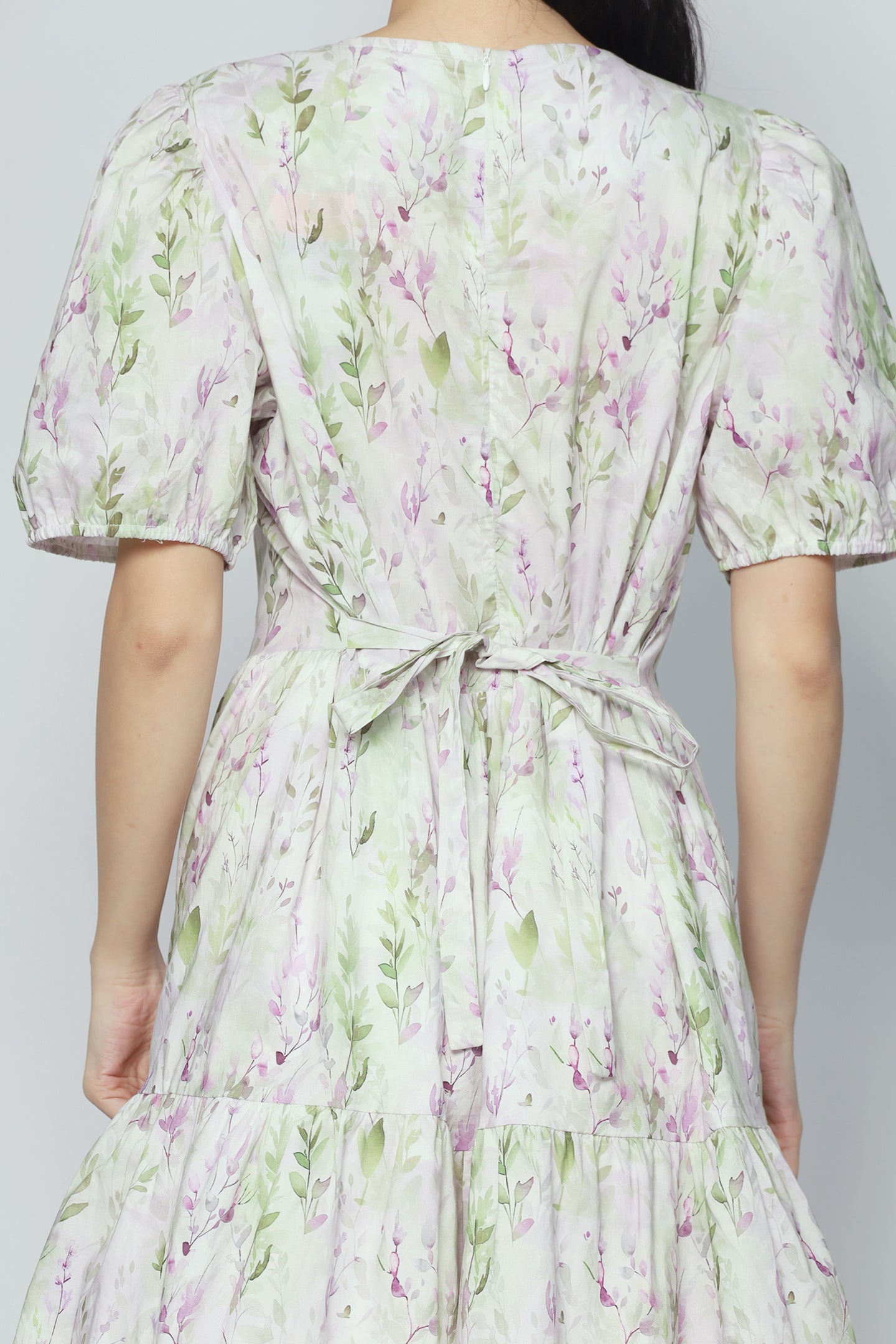 Avril Dress in Thyme Bloom