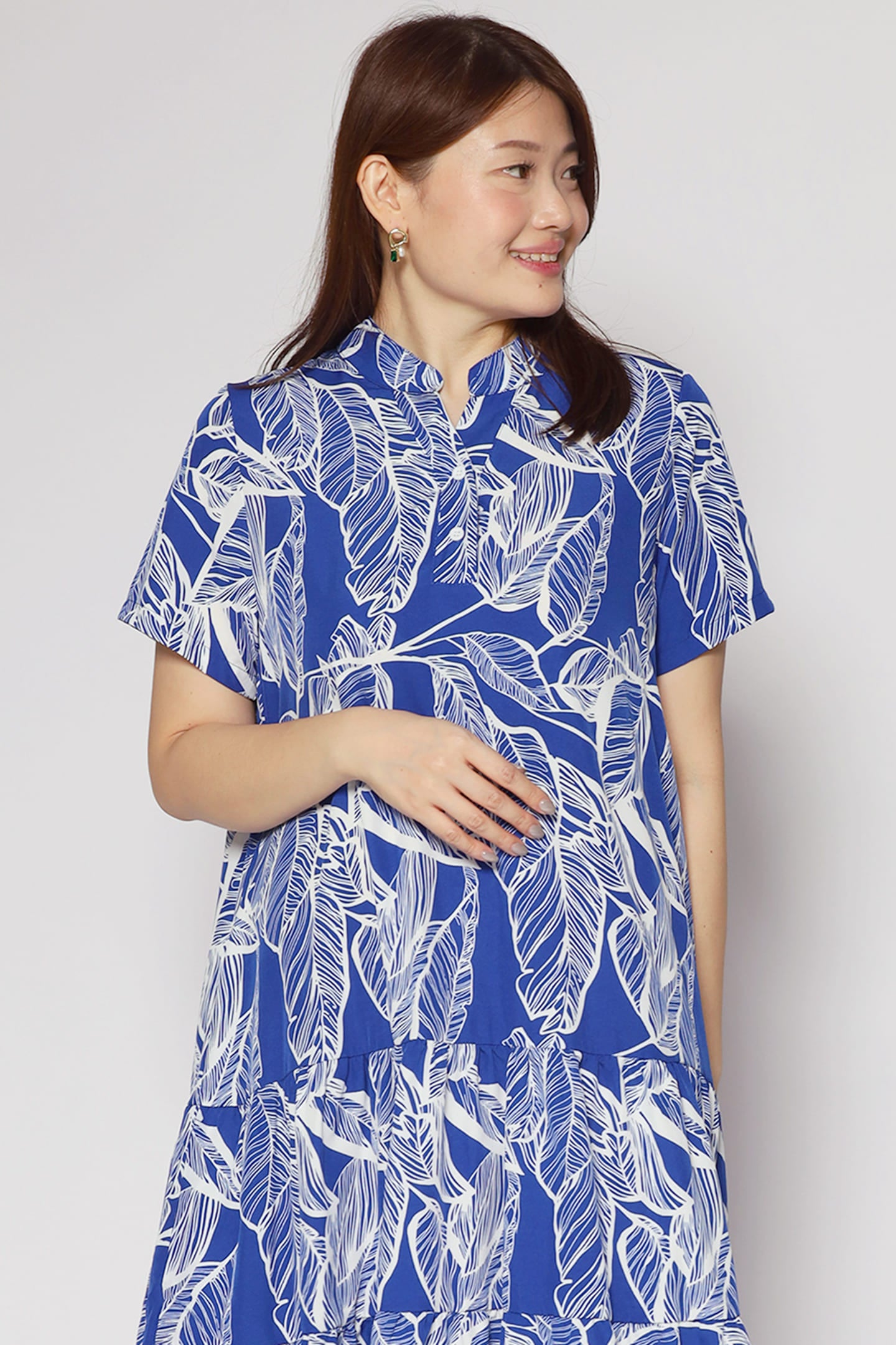 Amarisa Dress in Blue Petals