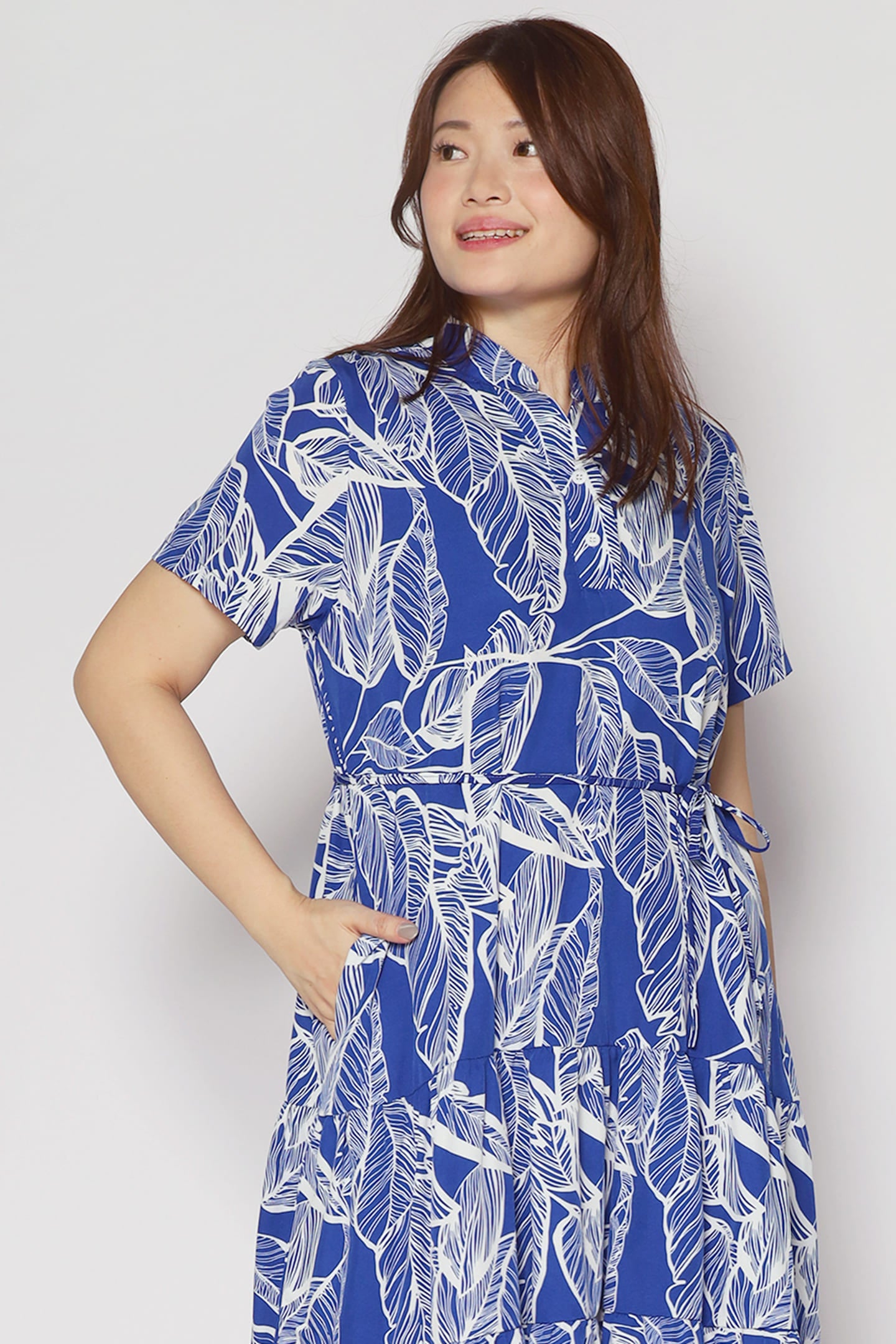 Amarisa Dress in Blue Petals