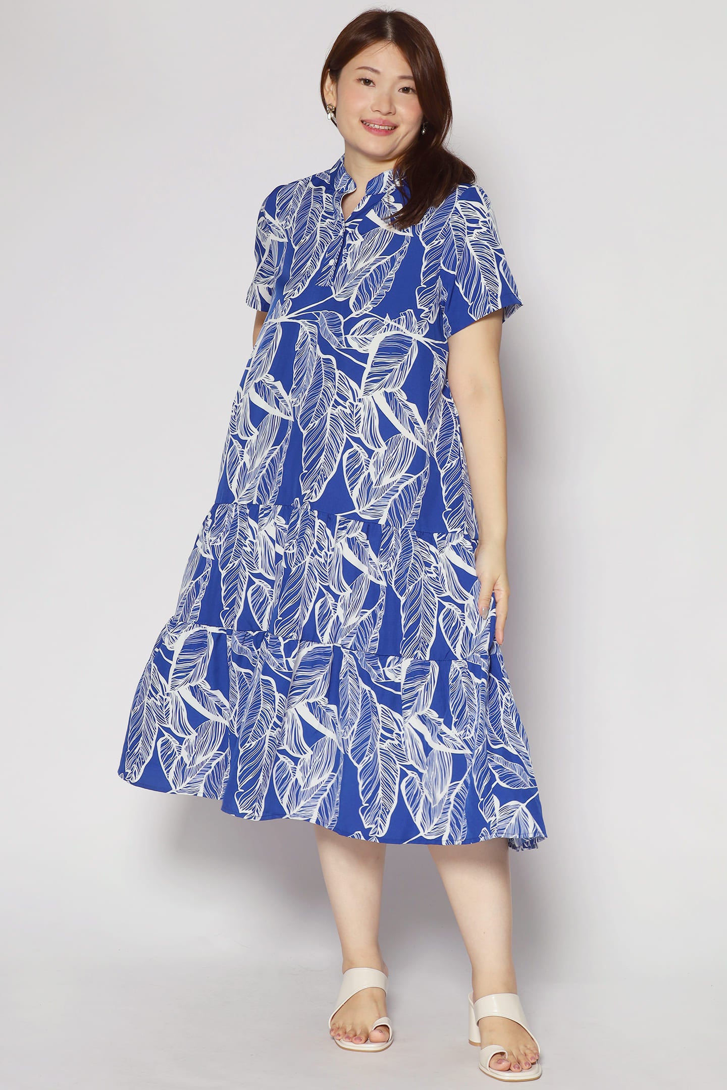 Amarisa Dress in Blue Petals