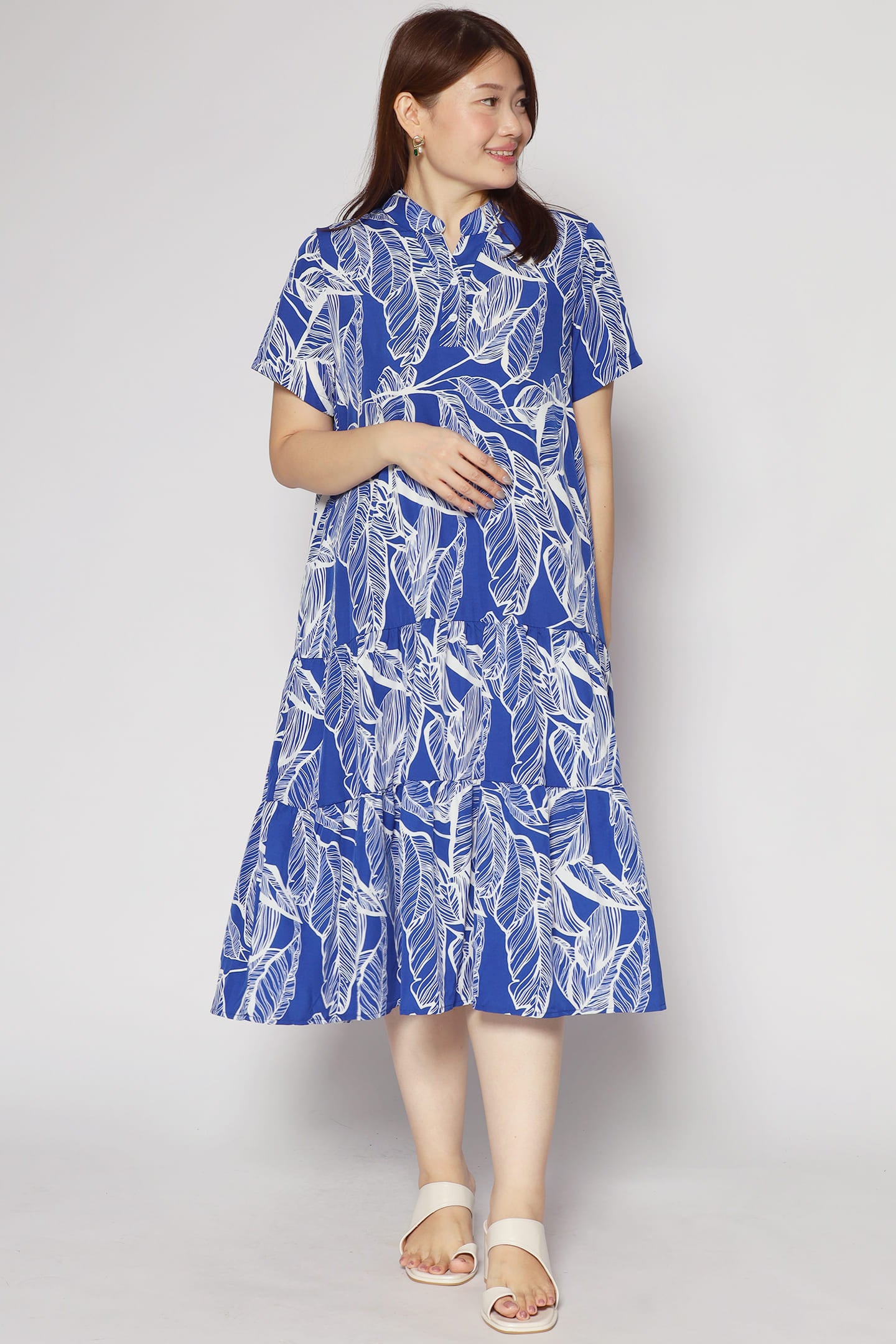 Amarisa Dress in Blue Petals