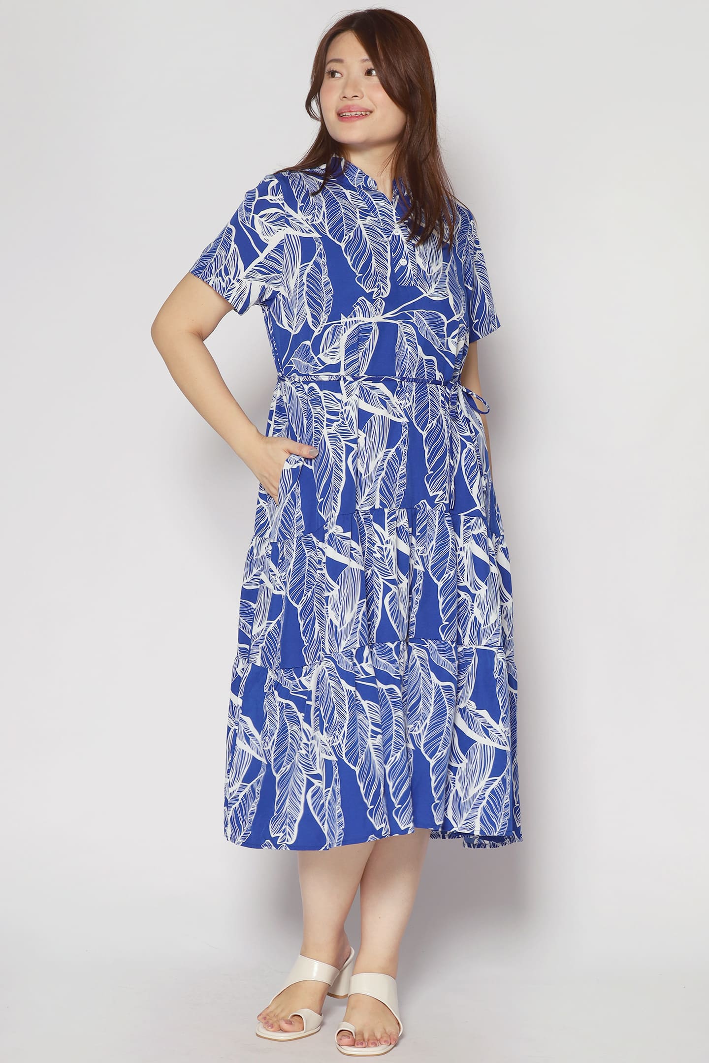 Amarisa Dress in Blue Petals