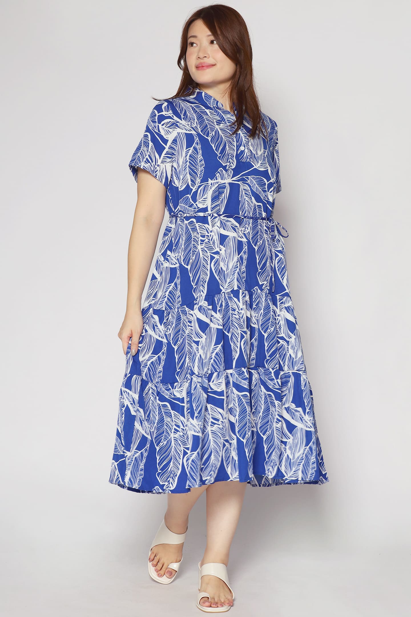 Amarisa Dress in Blue Petals