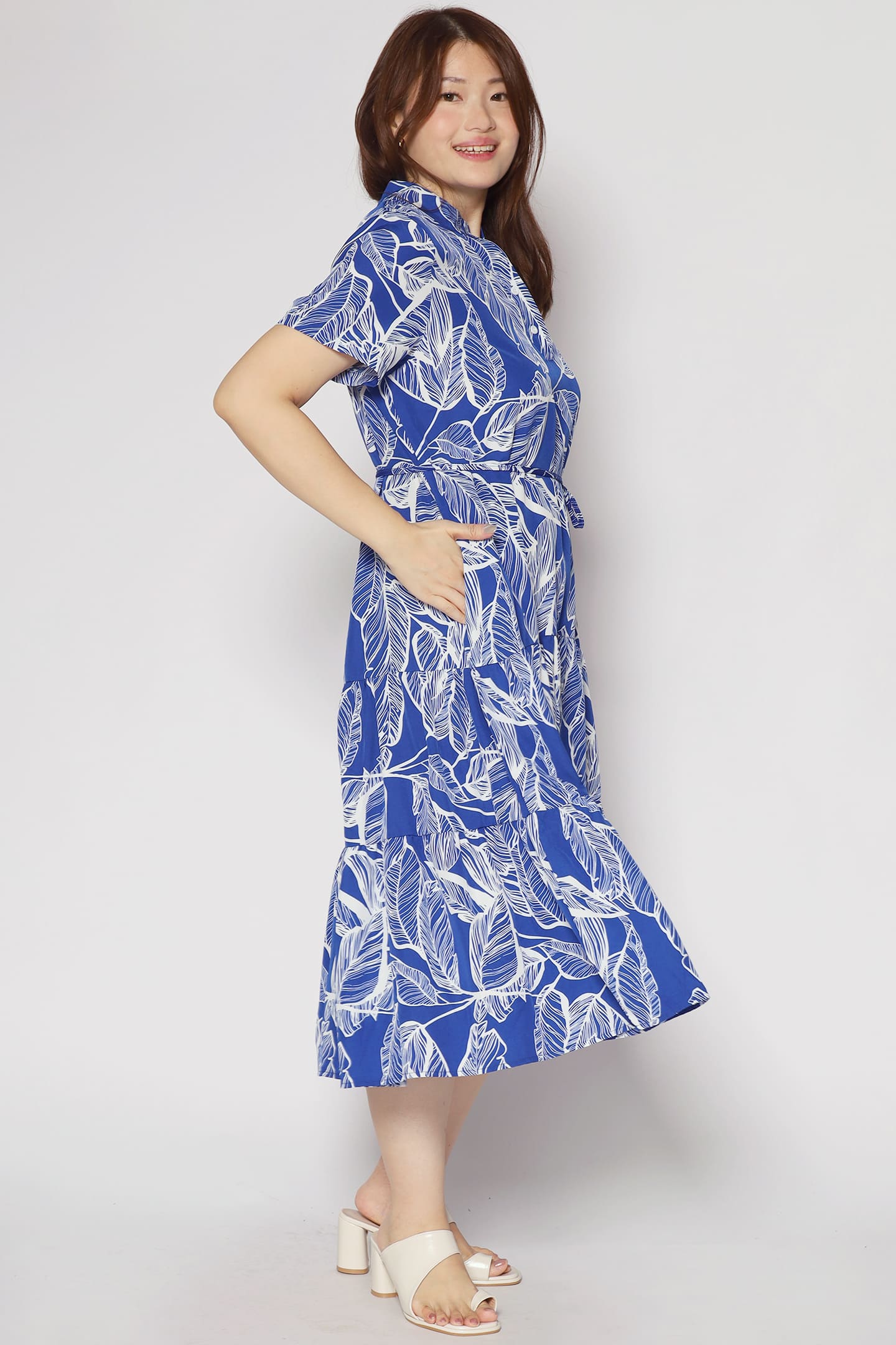 Amarisa Dress in Blue Petals