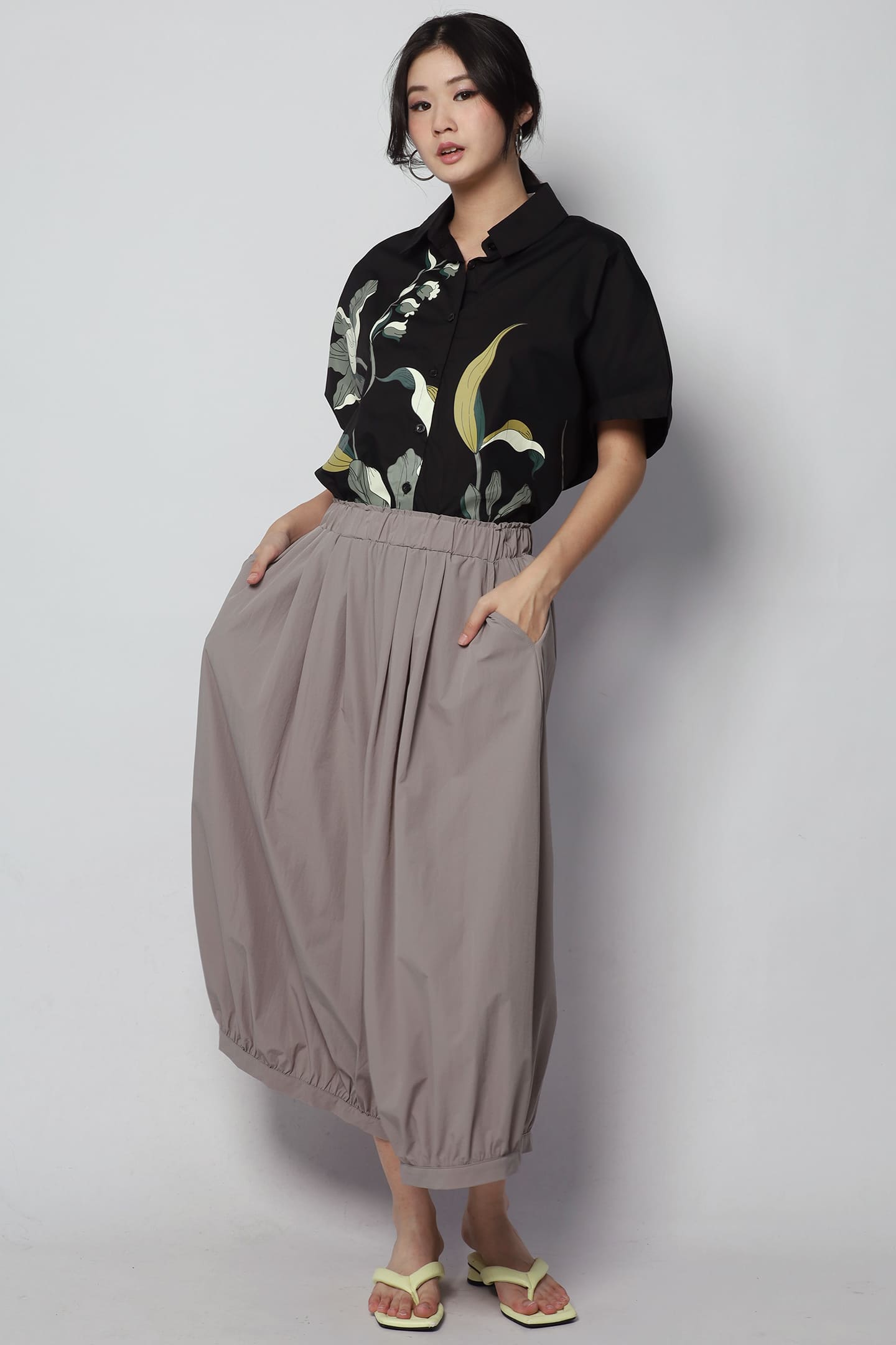 Ara Culottes in Grey