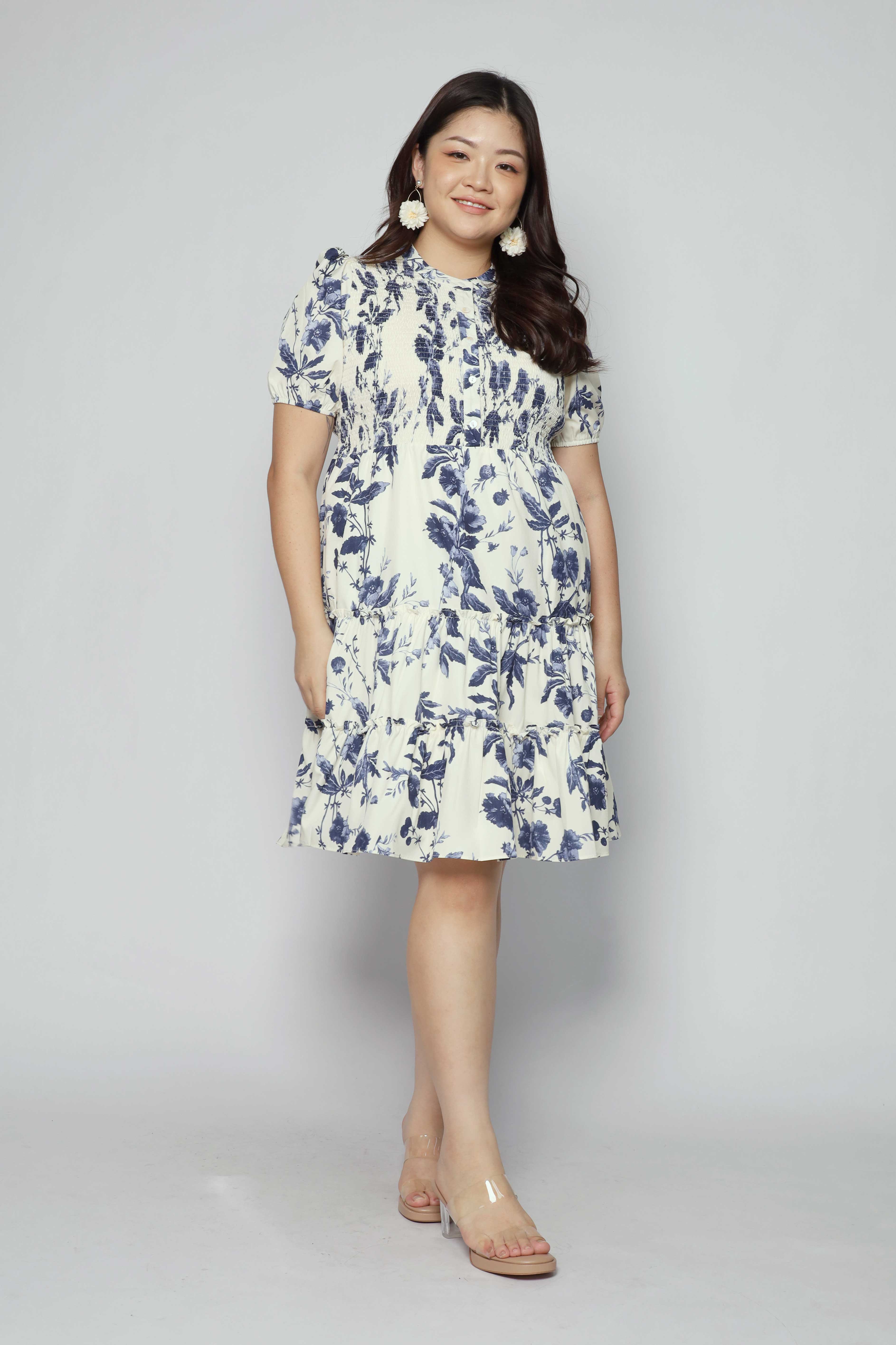 Ariel Dress in Porcelain