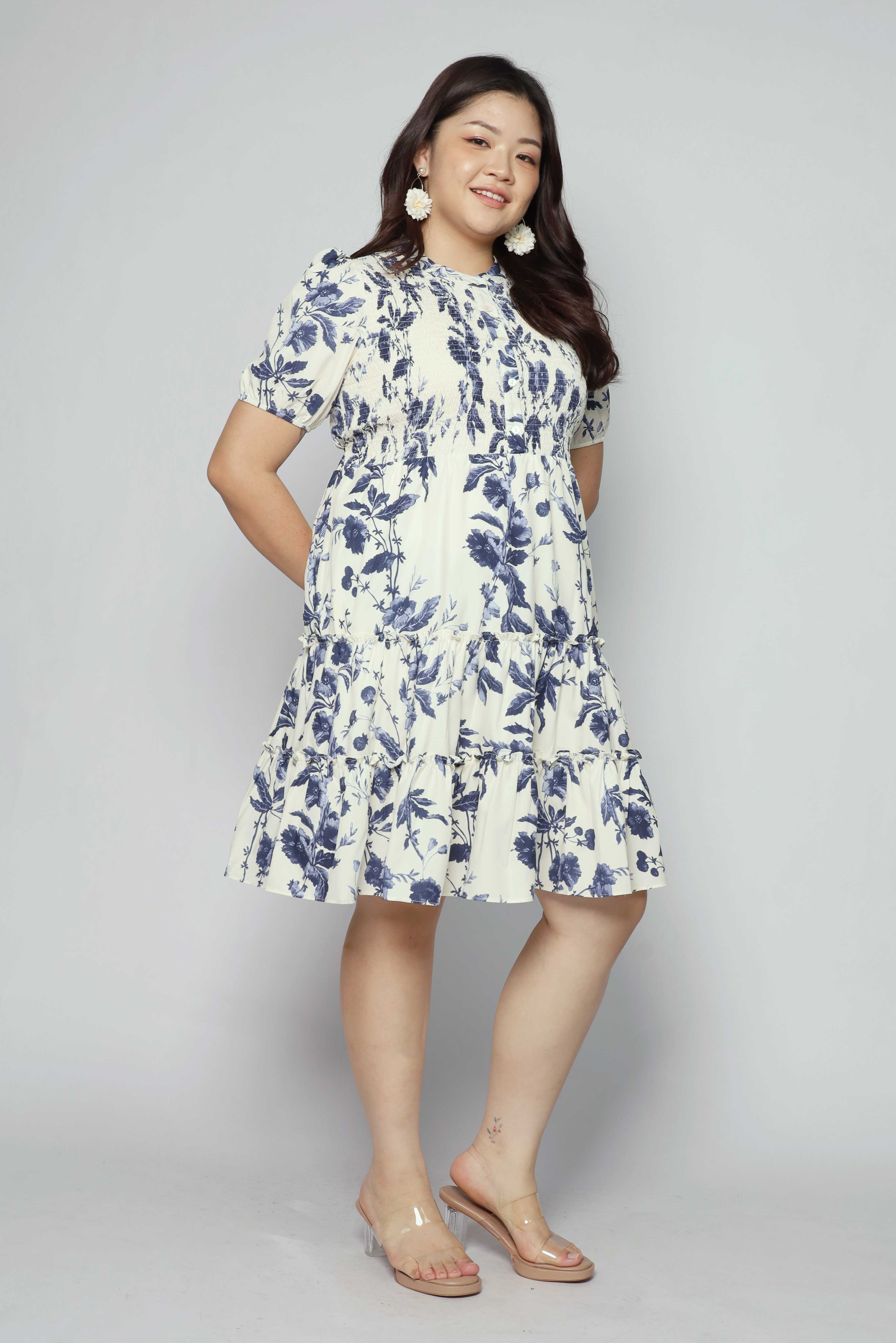 Ariel Dress in Porcelain