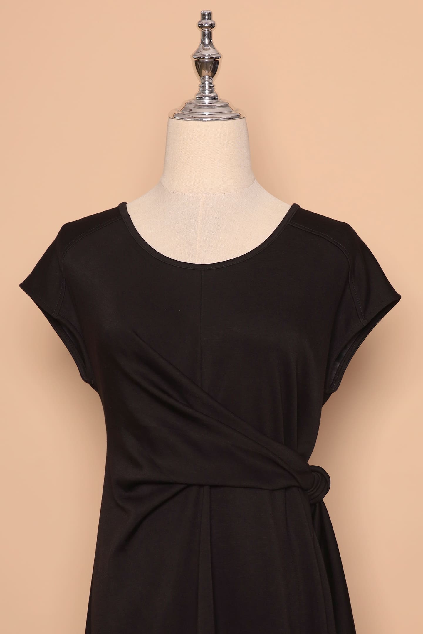 PO - Arisa Tie Dress in Black