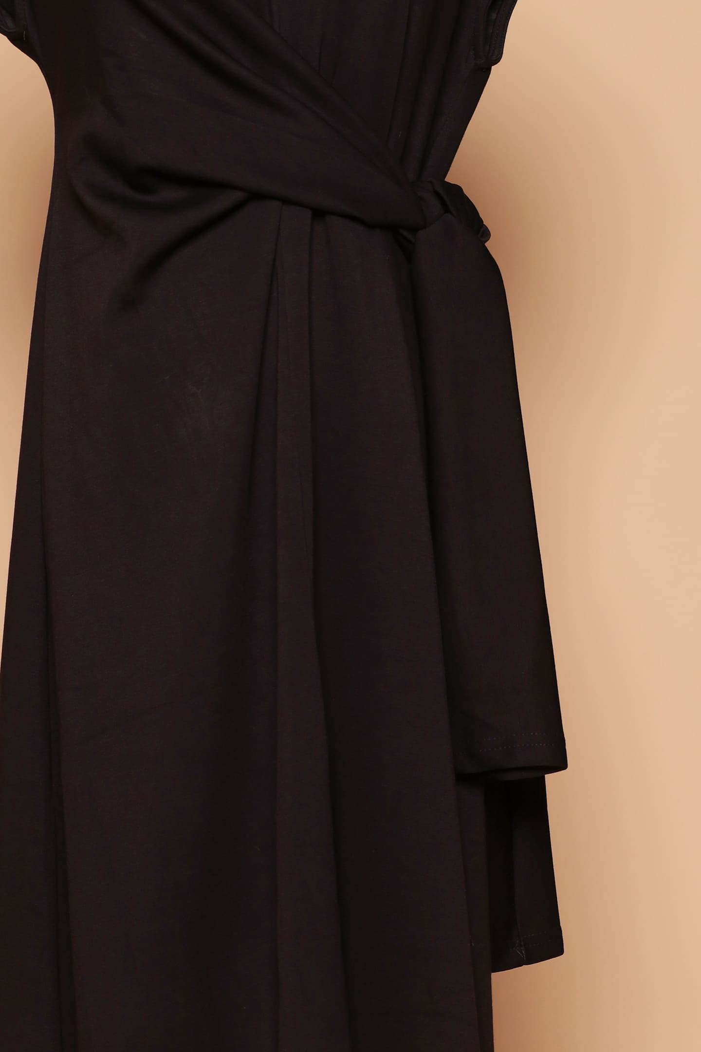 PO - Arisa Tie Dress in Black