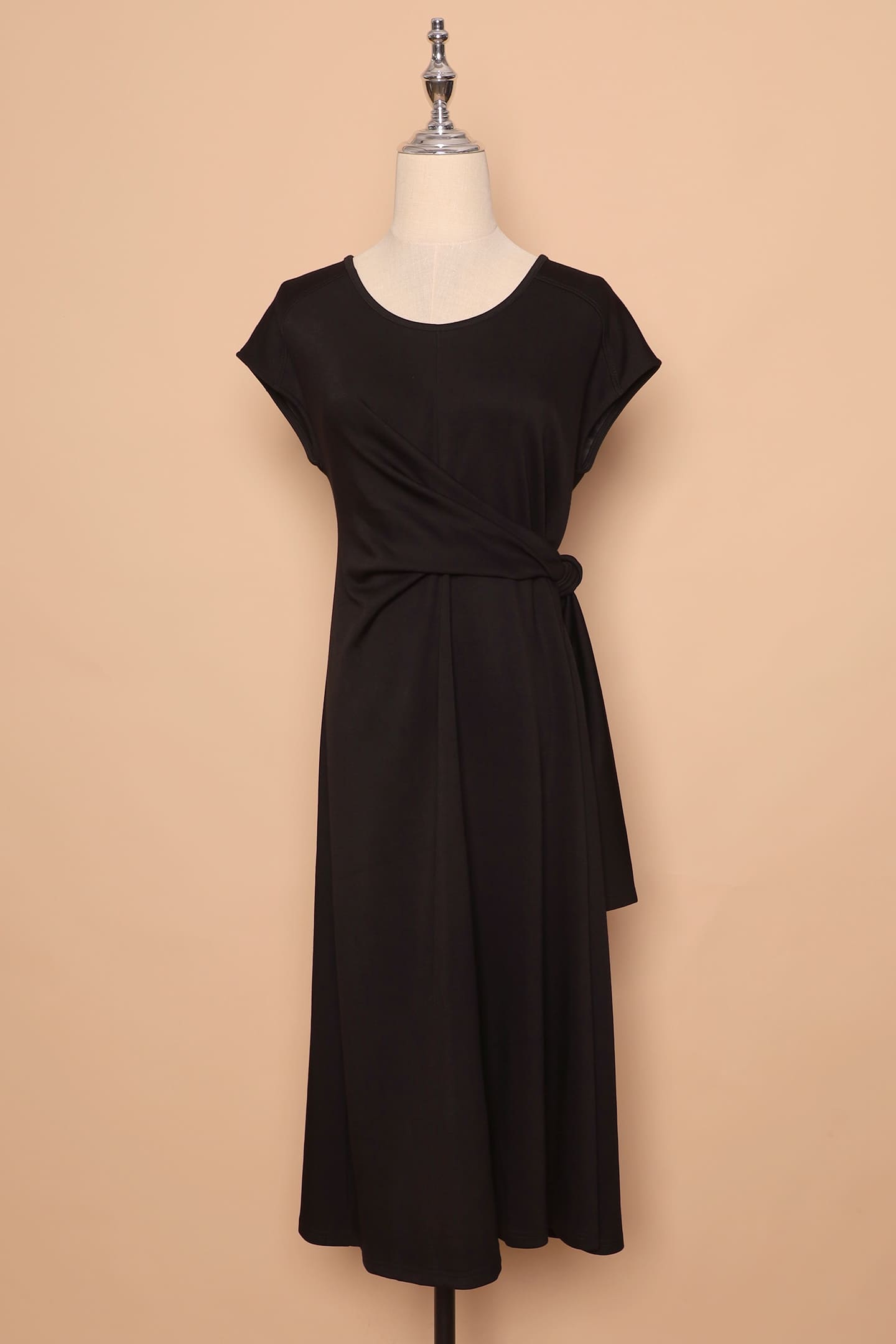PO - Arisa Tie Dress in Black
