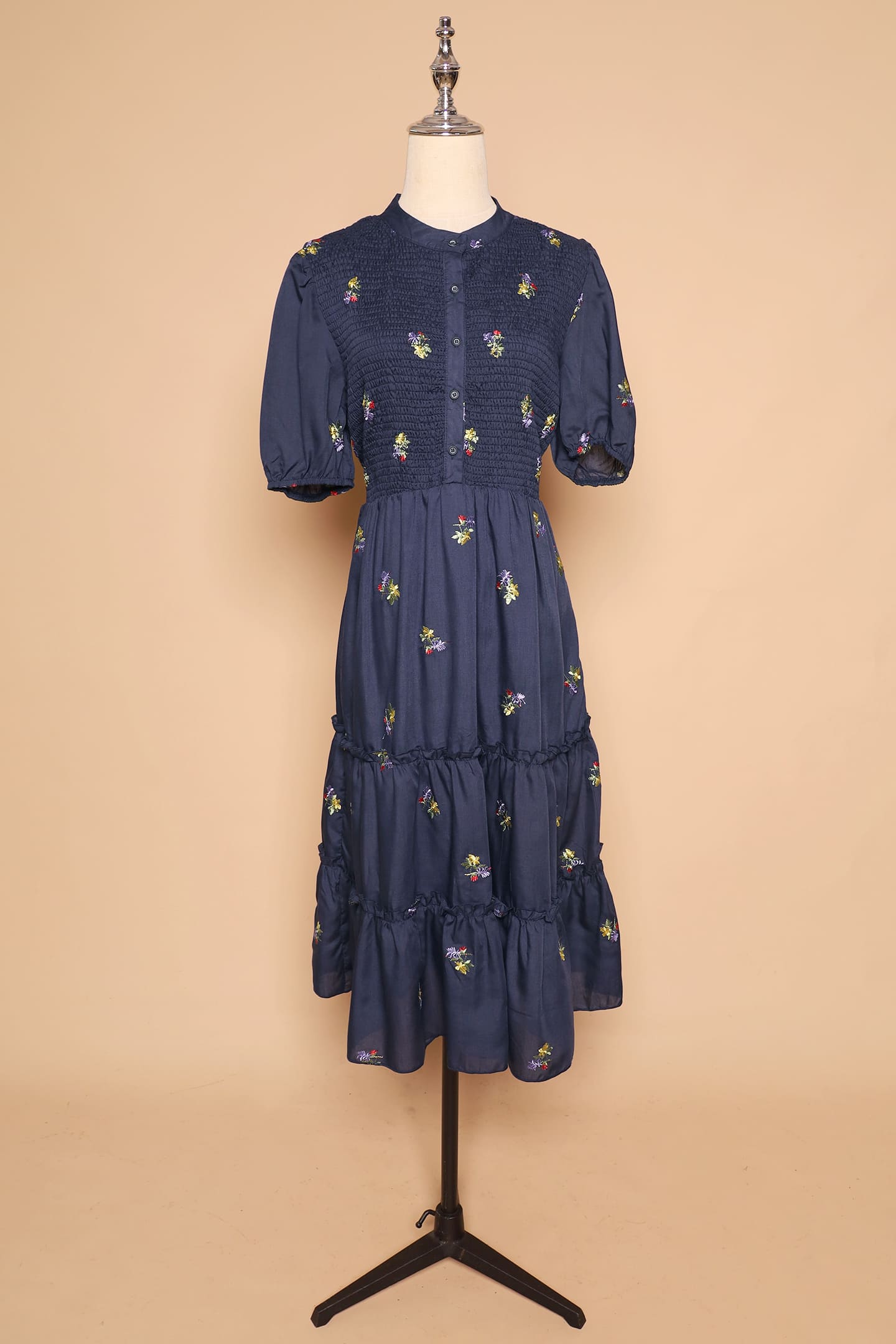 PO - Aurora Dress in Holly Embroidery