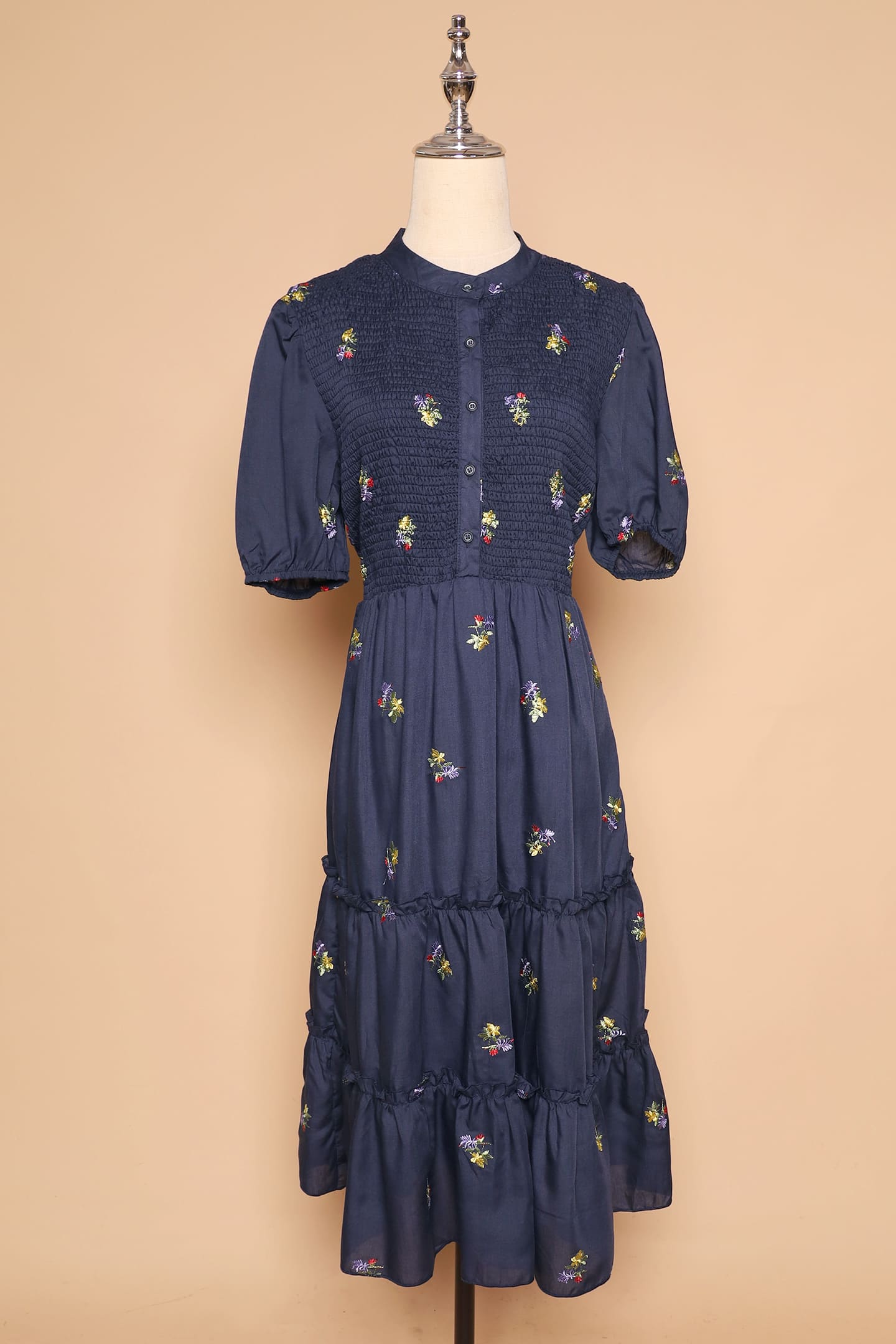 PO - Aurora Dress in Holly Embroidery