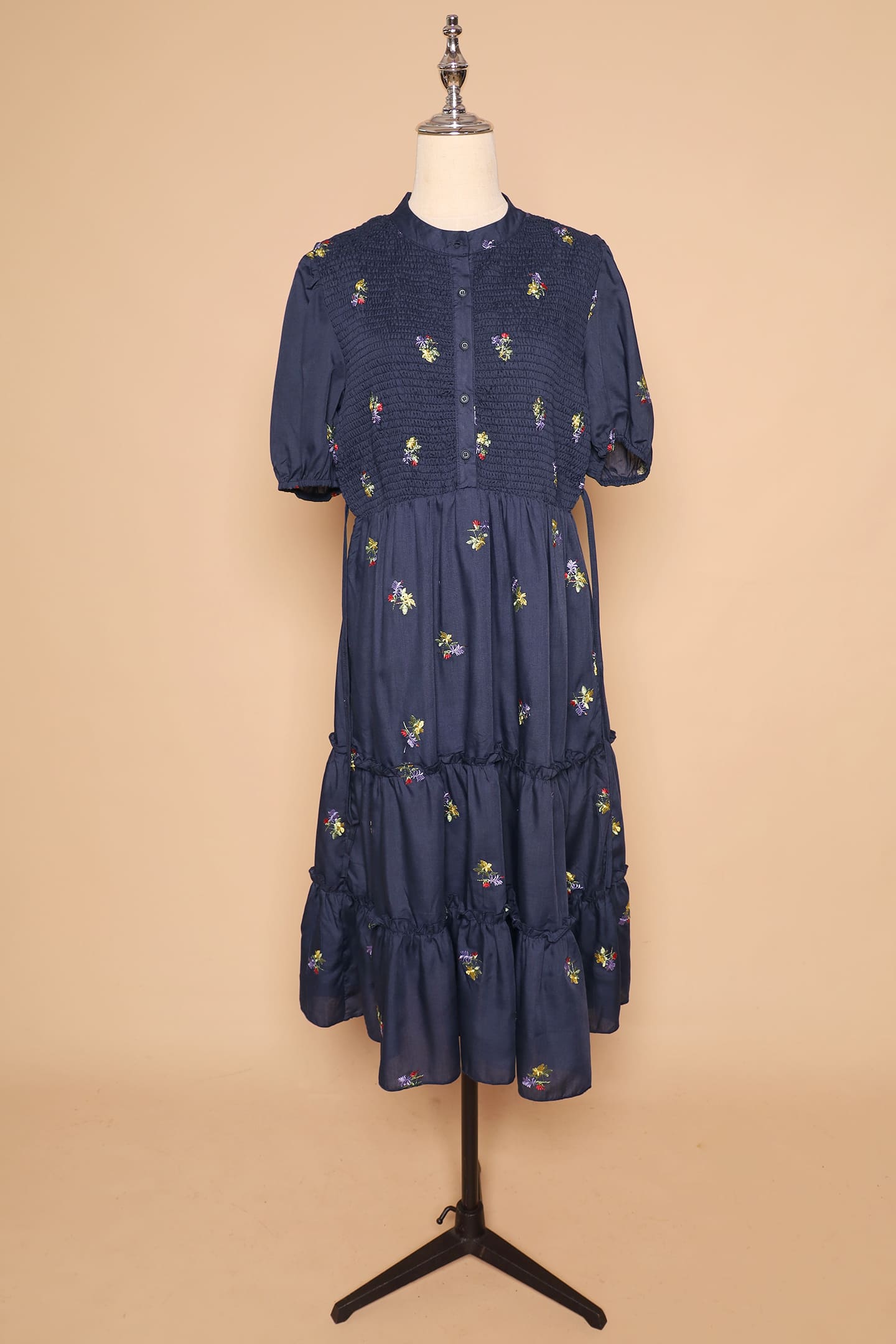 PO - Aurora Dress in Holly Embroidery