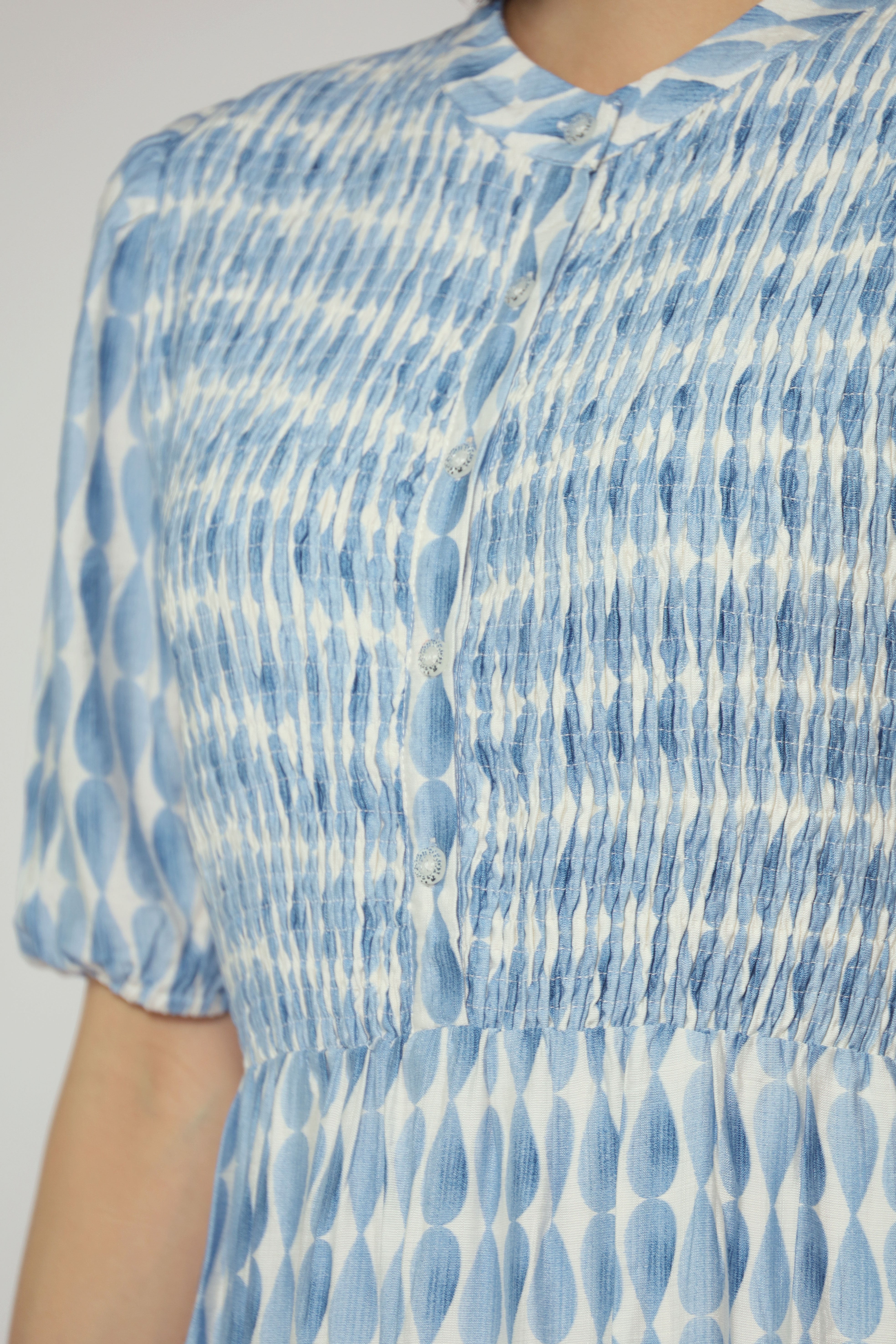 Aurora Dress in Blue Whirl