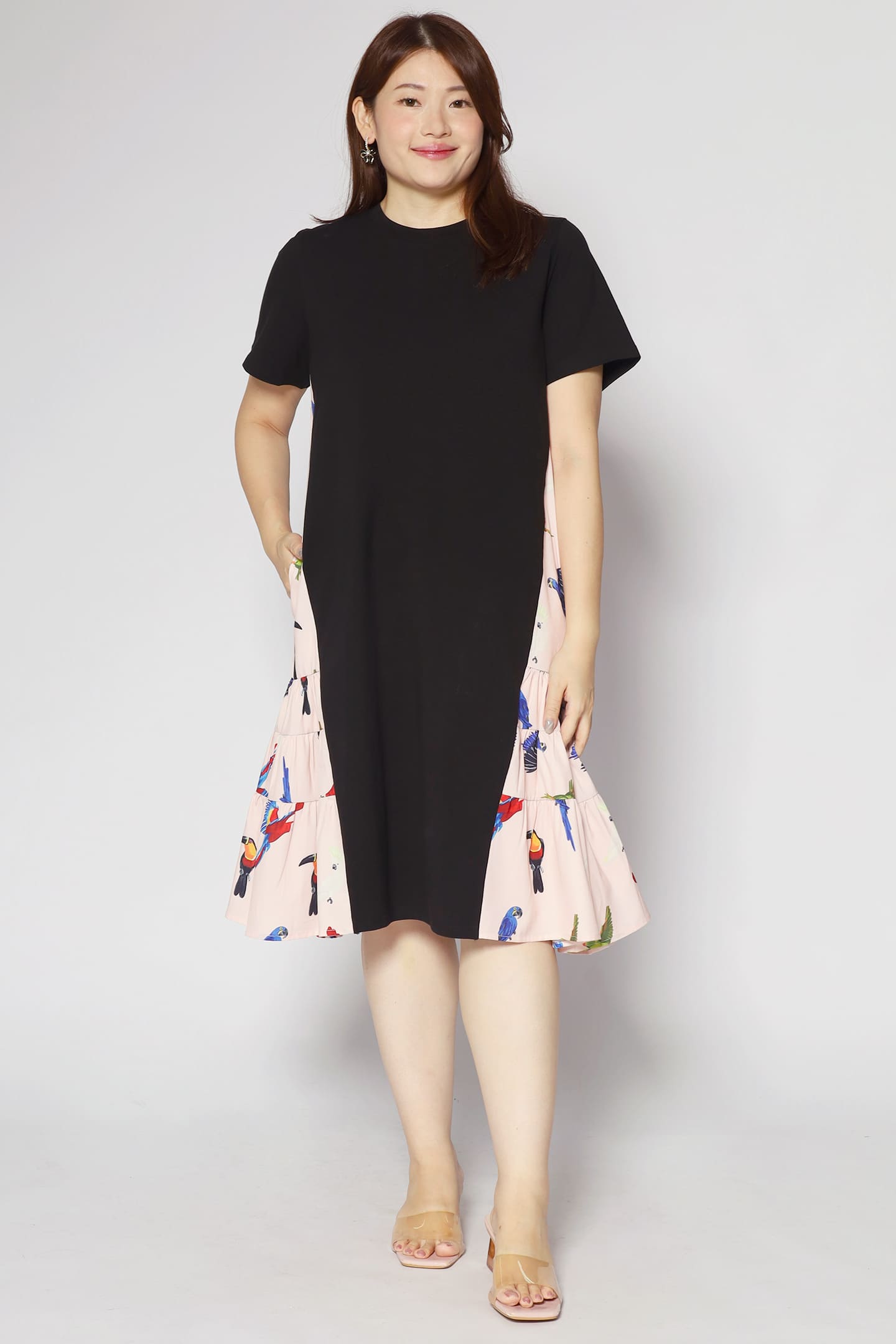 Ava Dress in Birds in Flight