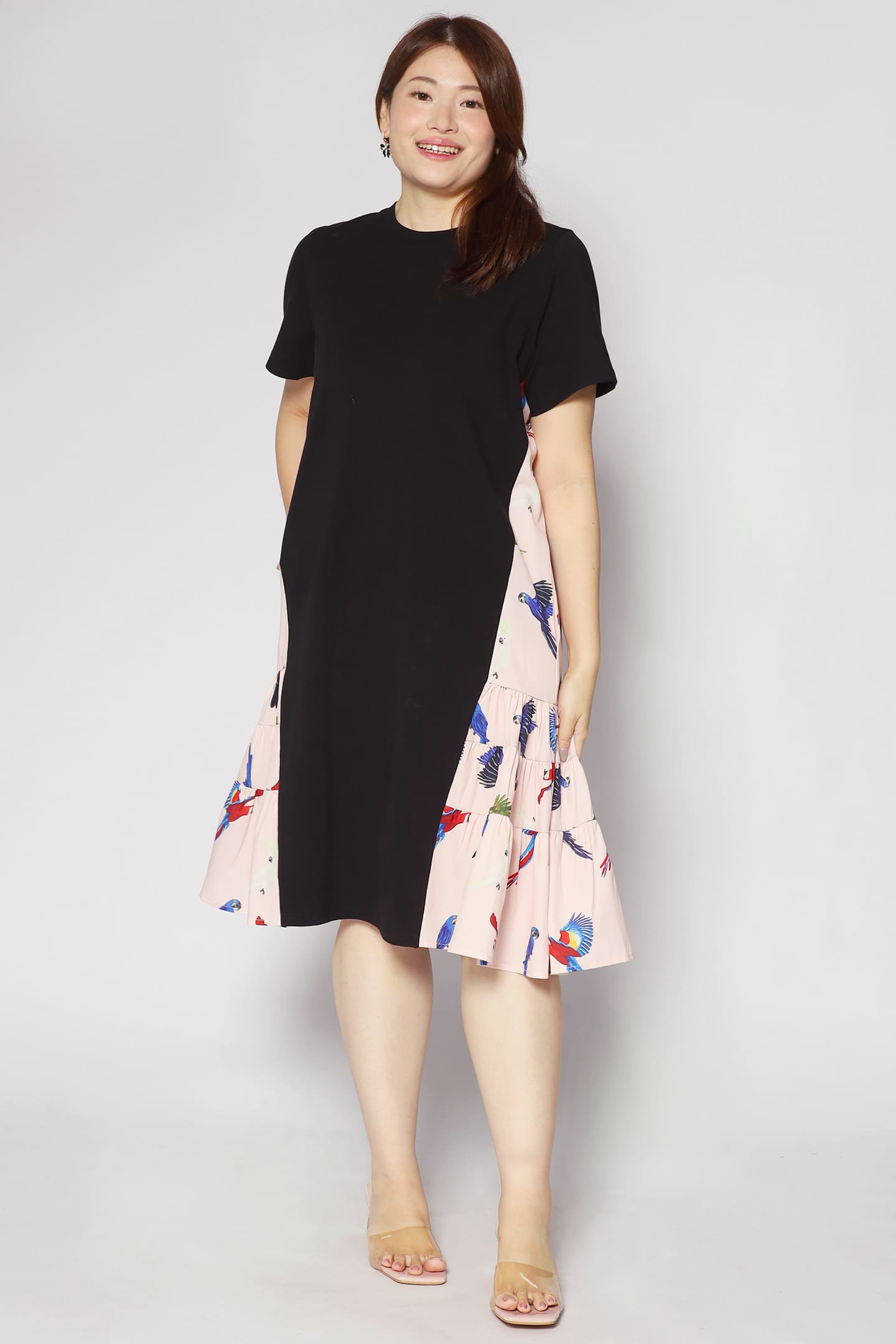 Ava Dress in Birds in Flight