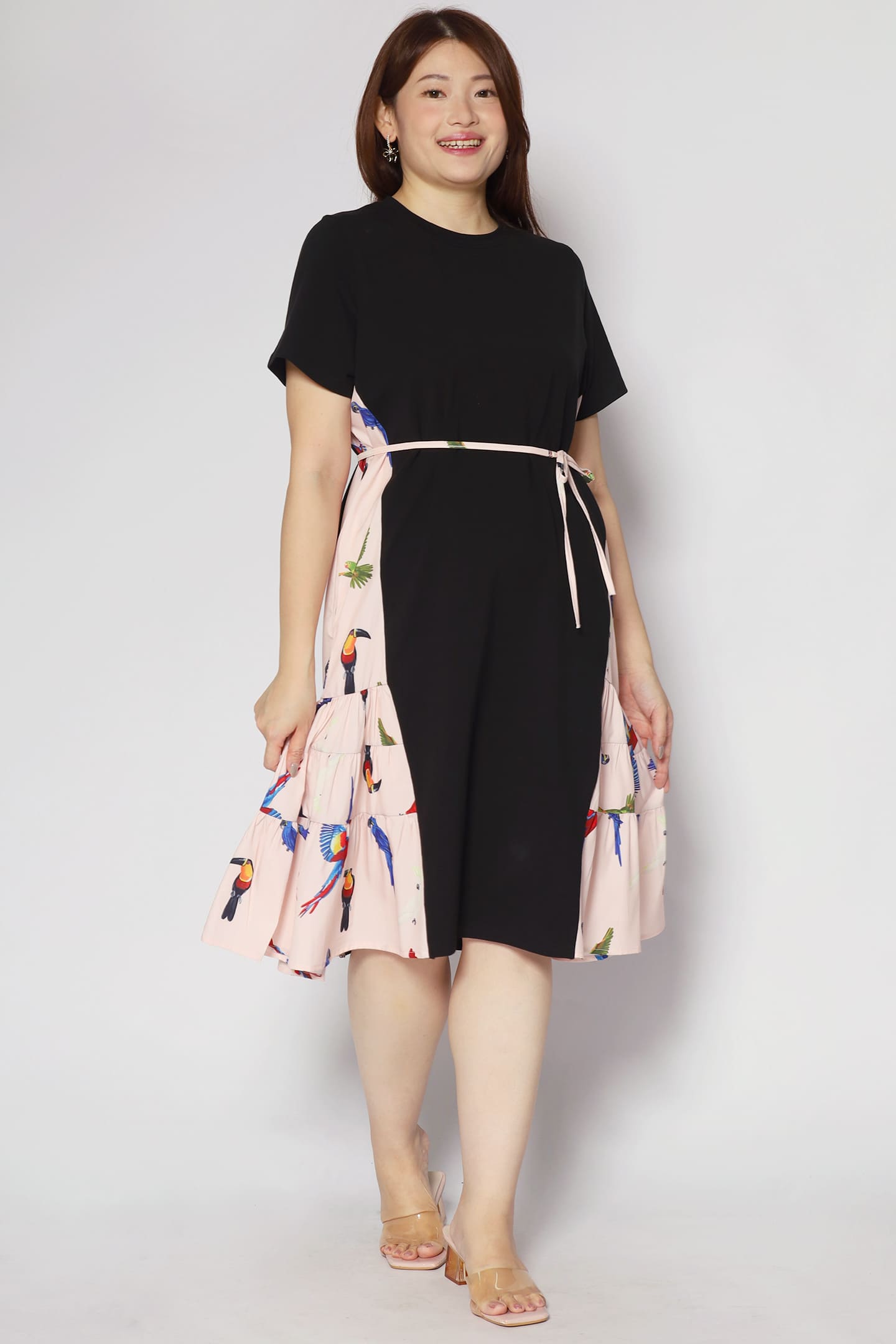 Ava Dress in Birds in Flight