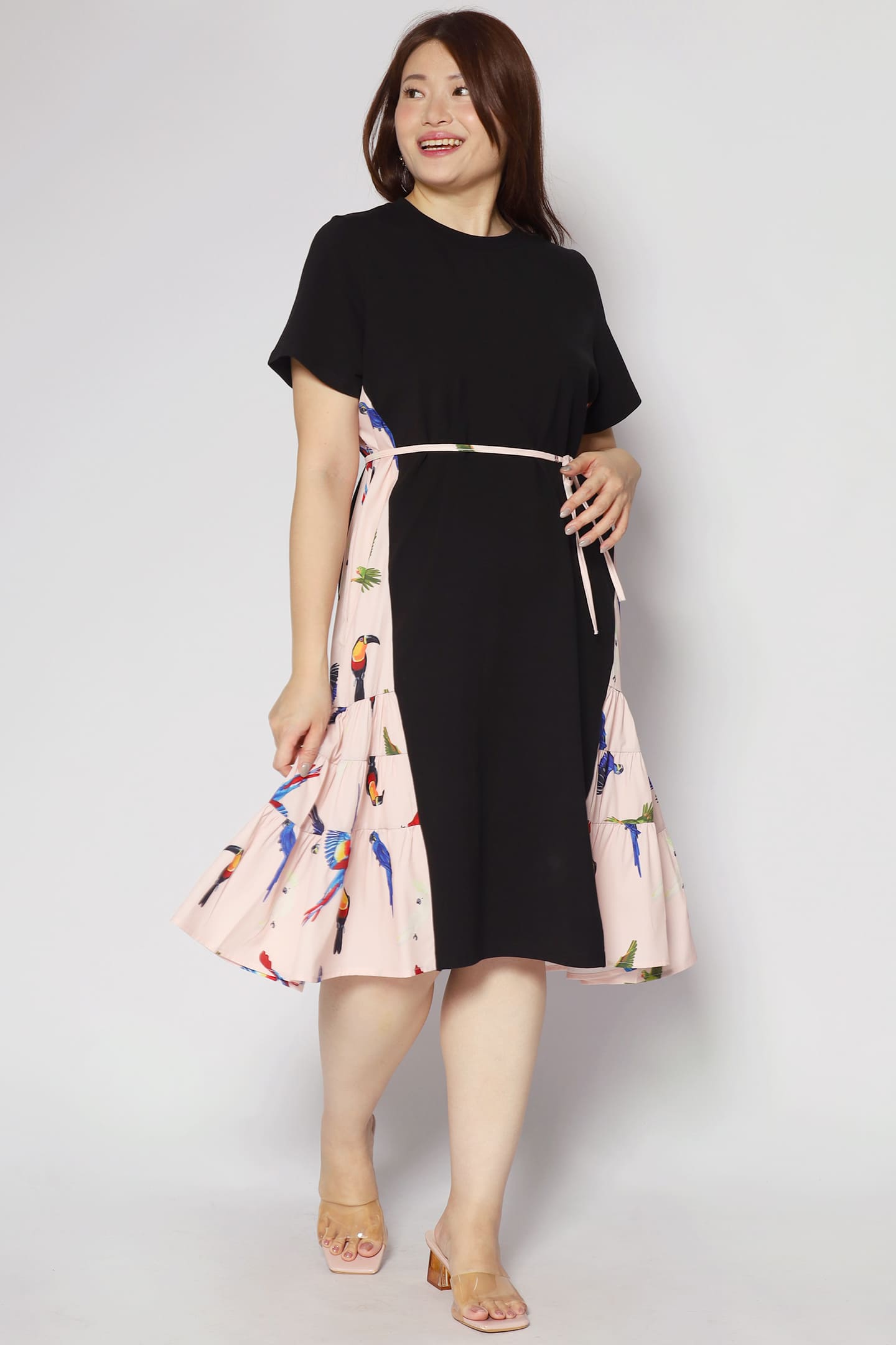 Ava Dress in Birds in Flight