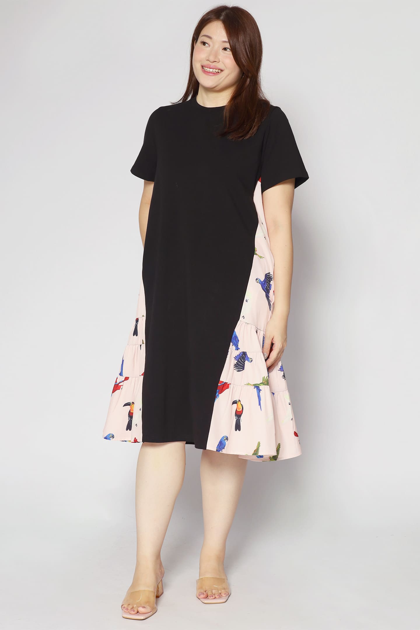 Ava Dress in Birds in Flight