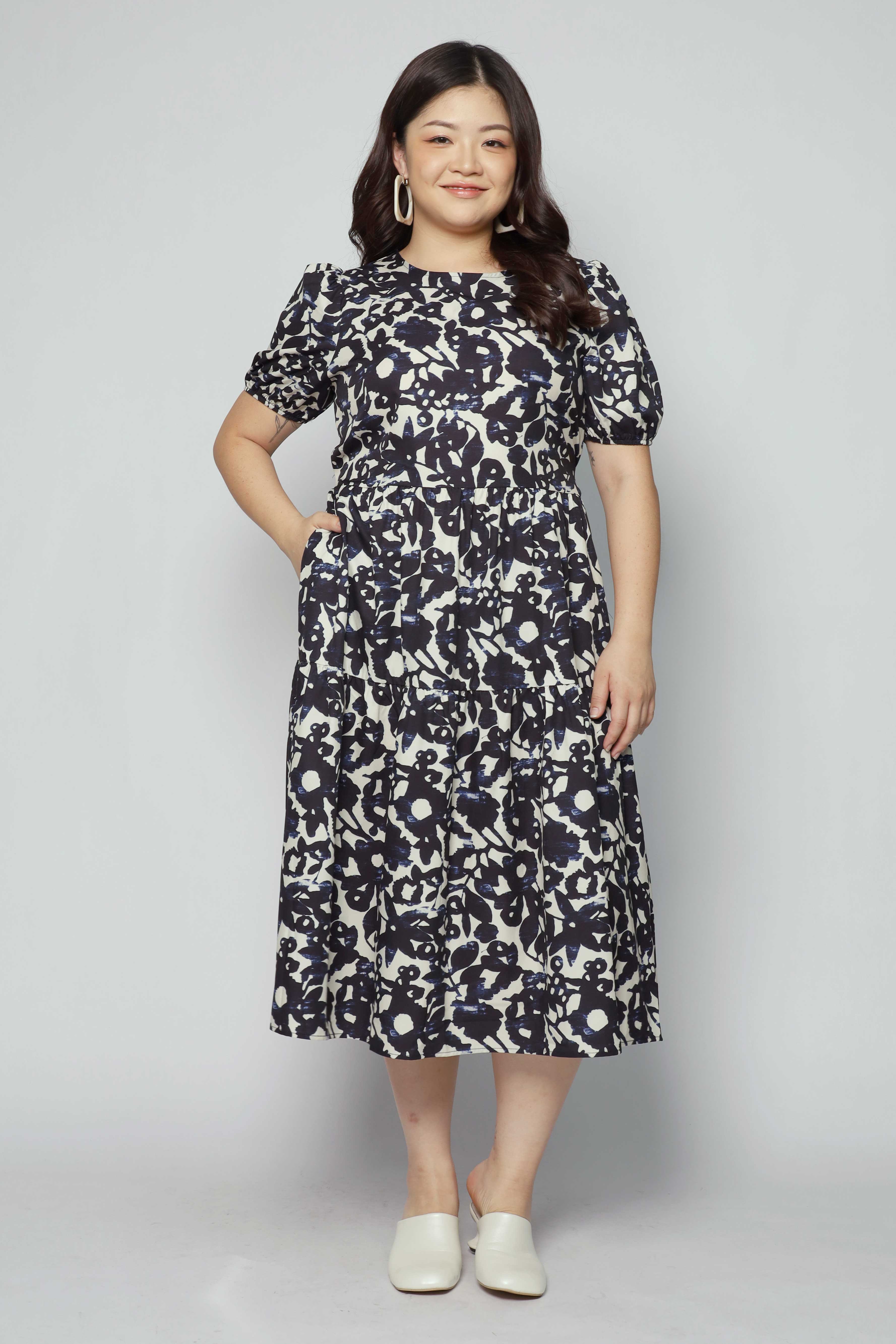 Avril Dress in Blue Yard