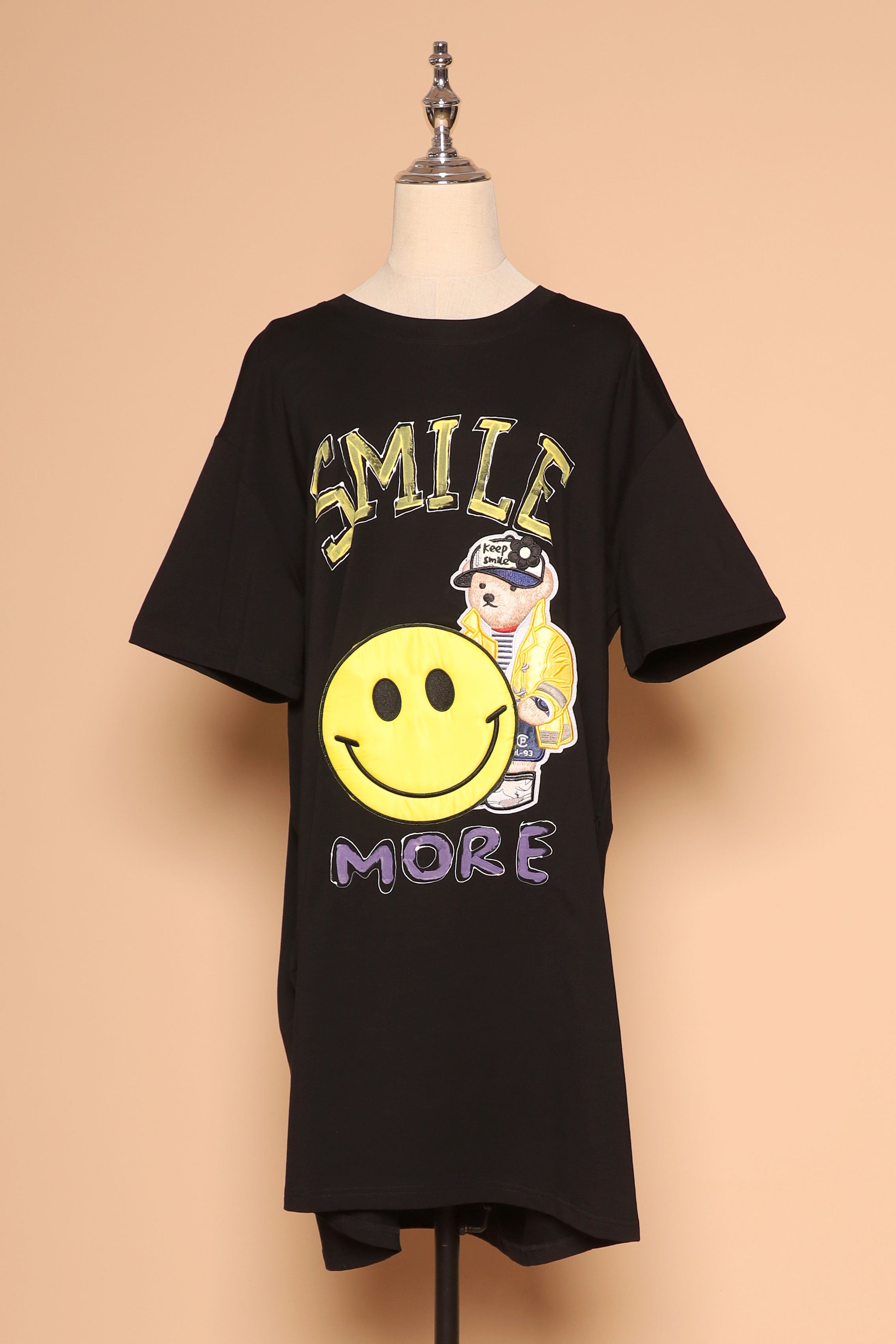 PO - Bear Smile Tee Dress