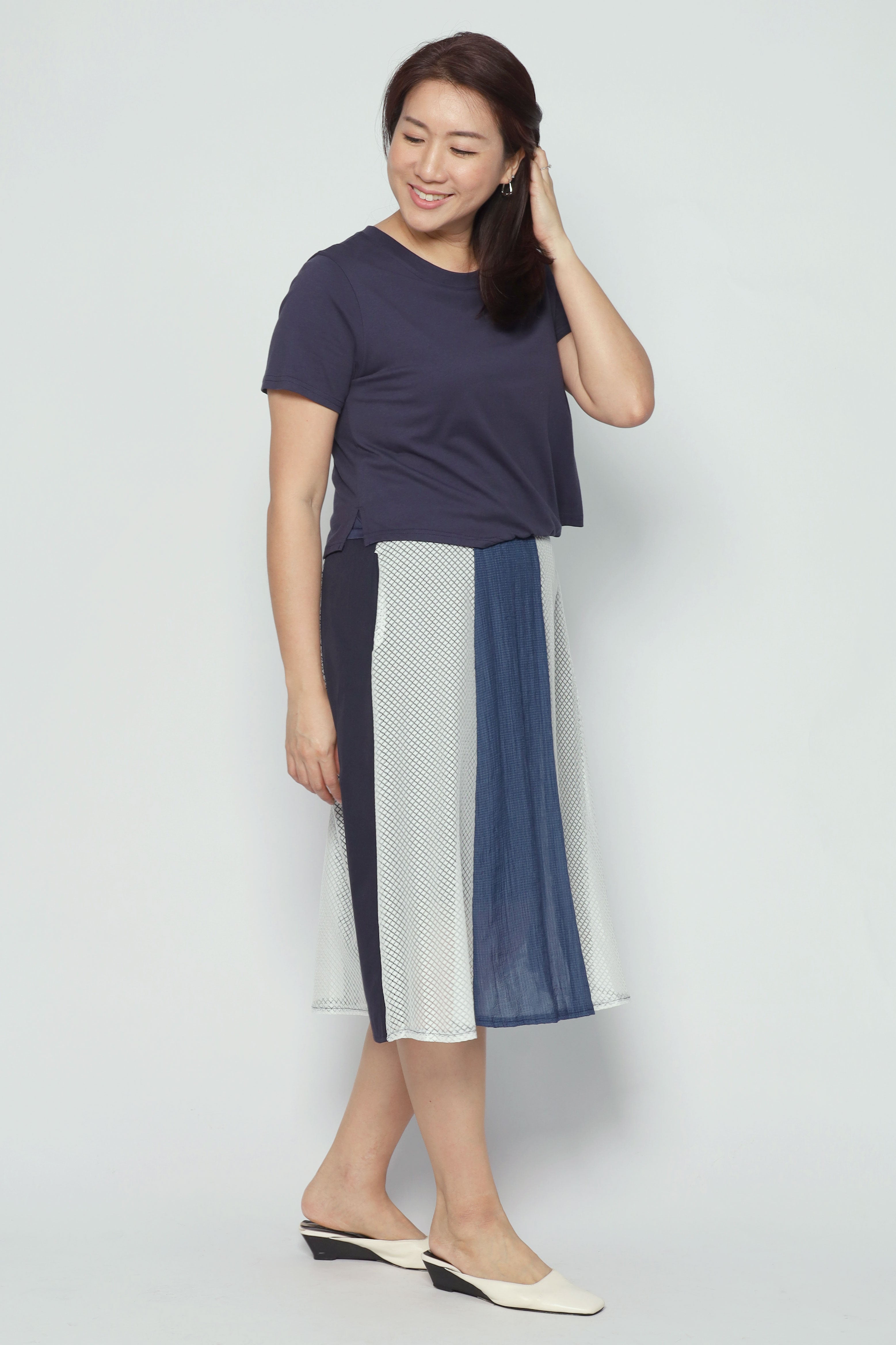 Benico Dress in Blue