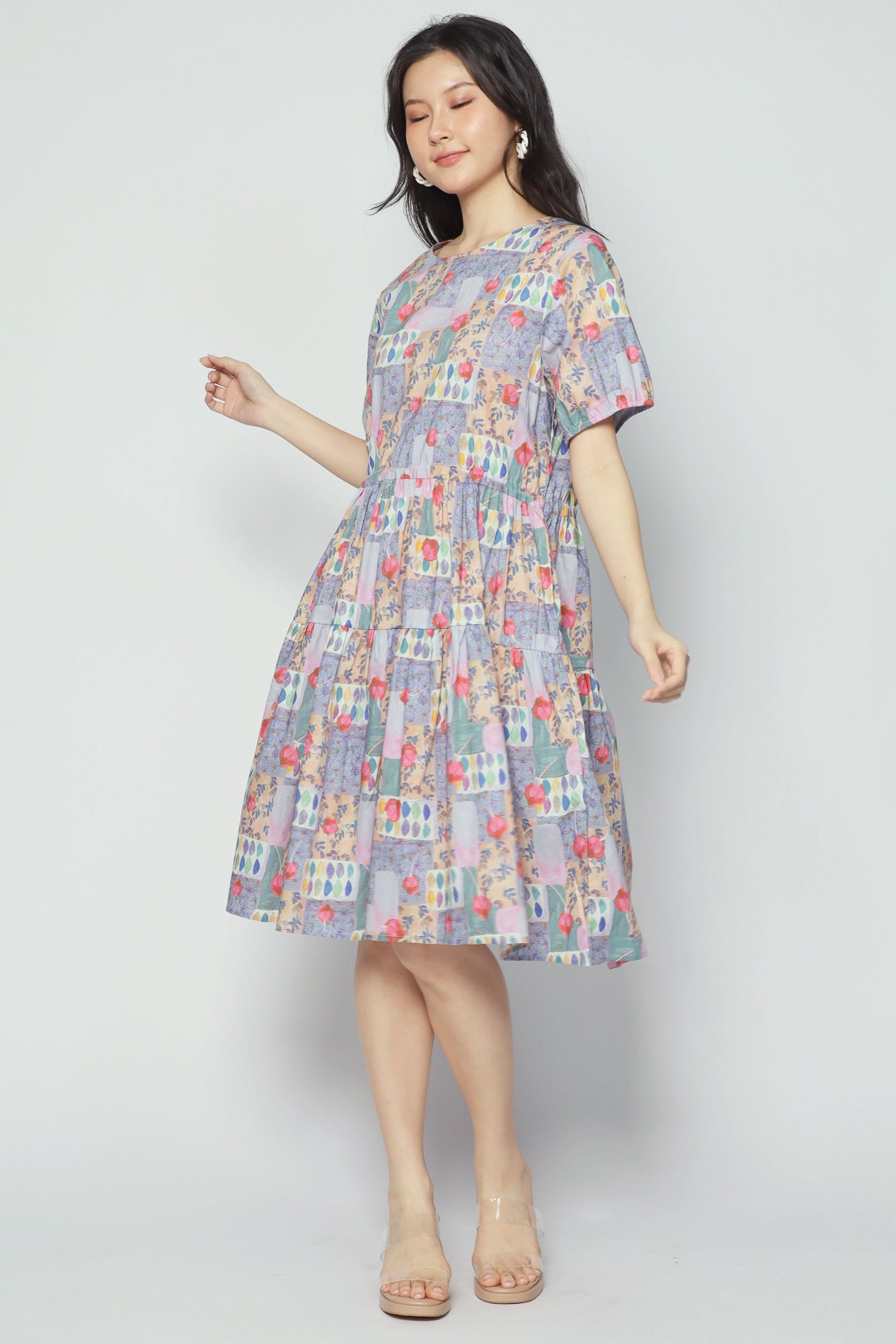 Backorders Bianco Dress in Sweet Cottage