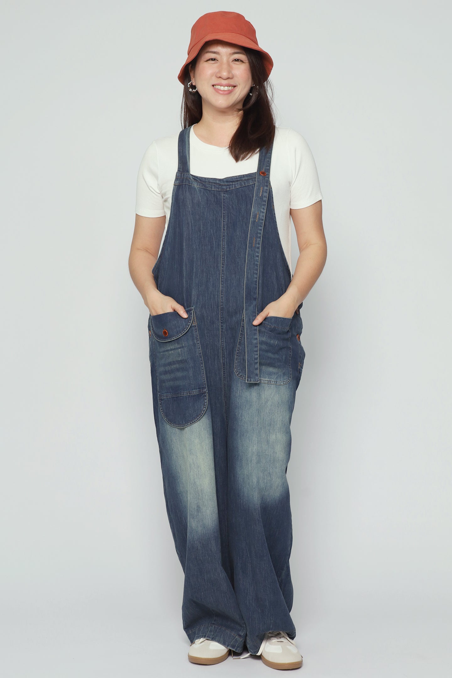Blanc Denim Jumpsuit