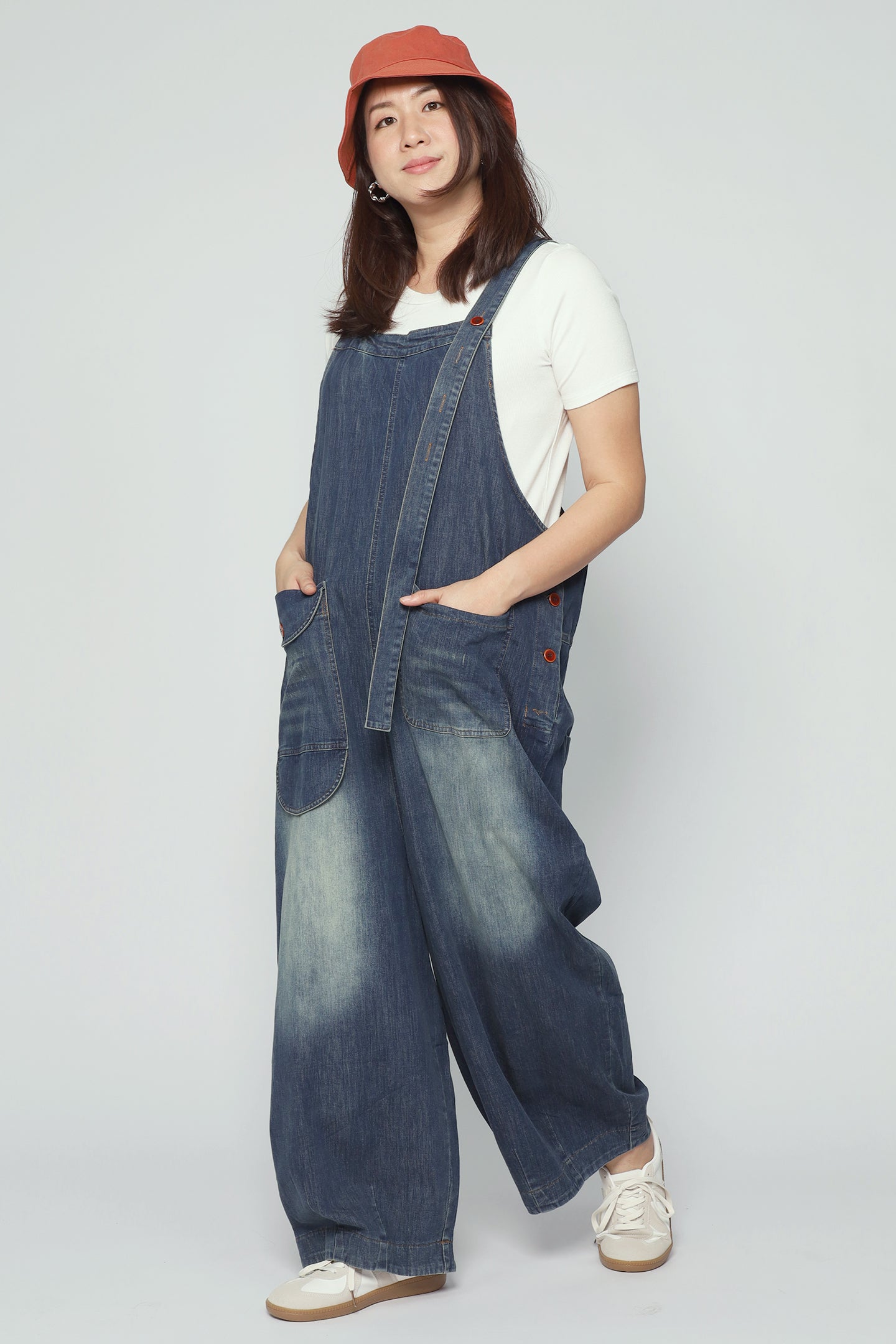 Blanc Denim Jumpsuit