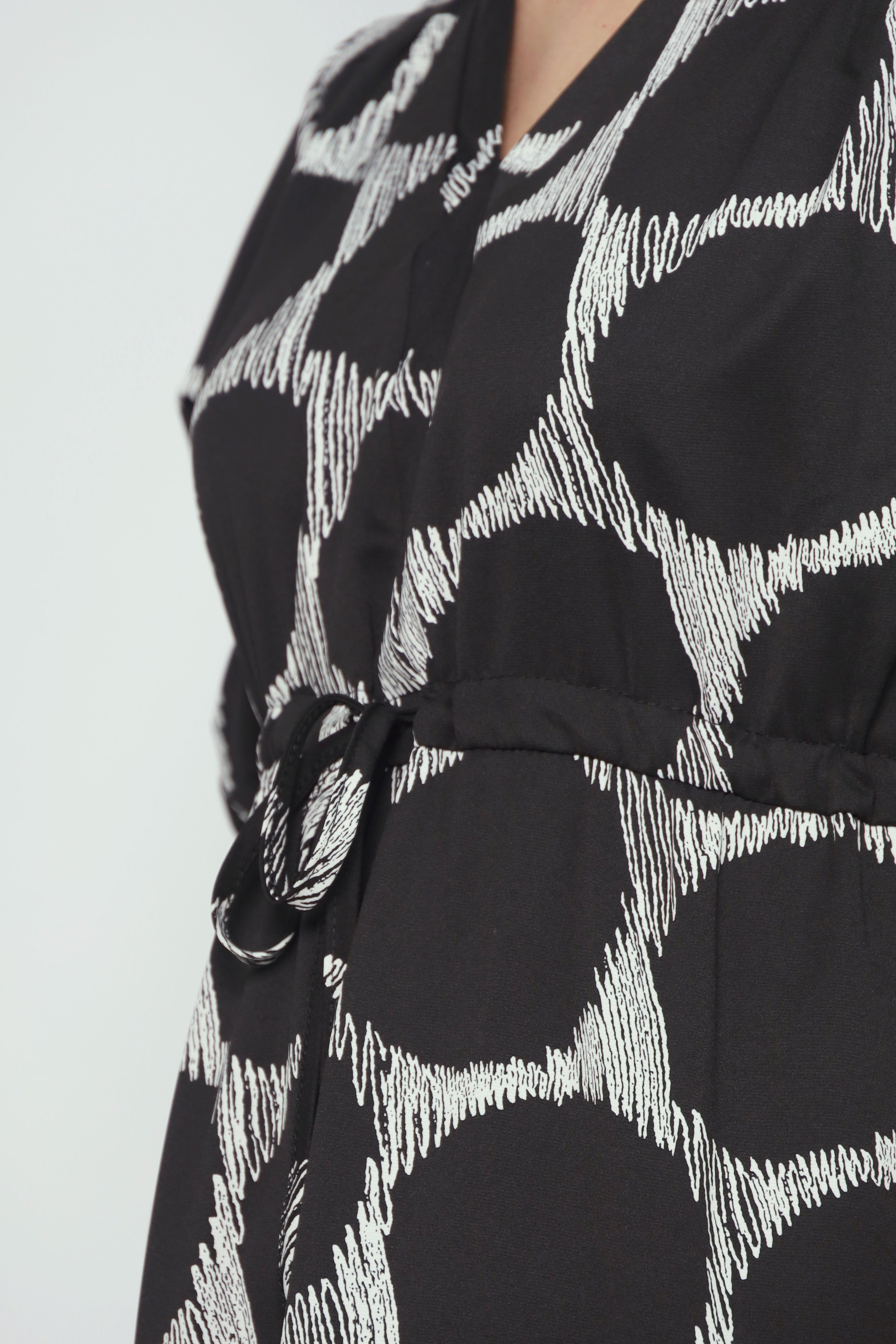 Bree Dress in Circles Print