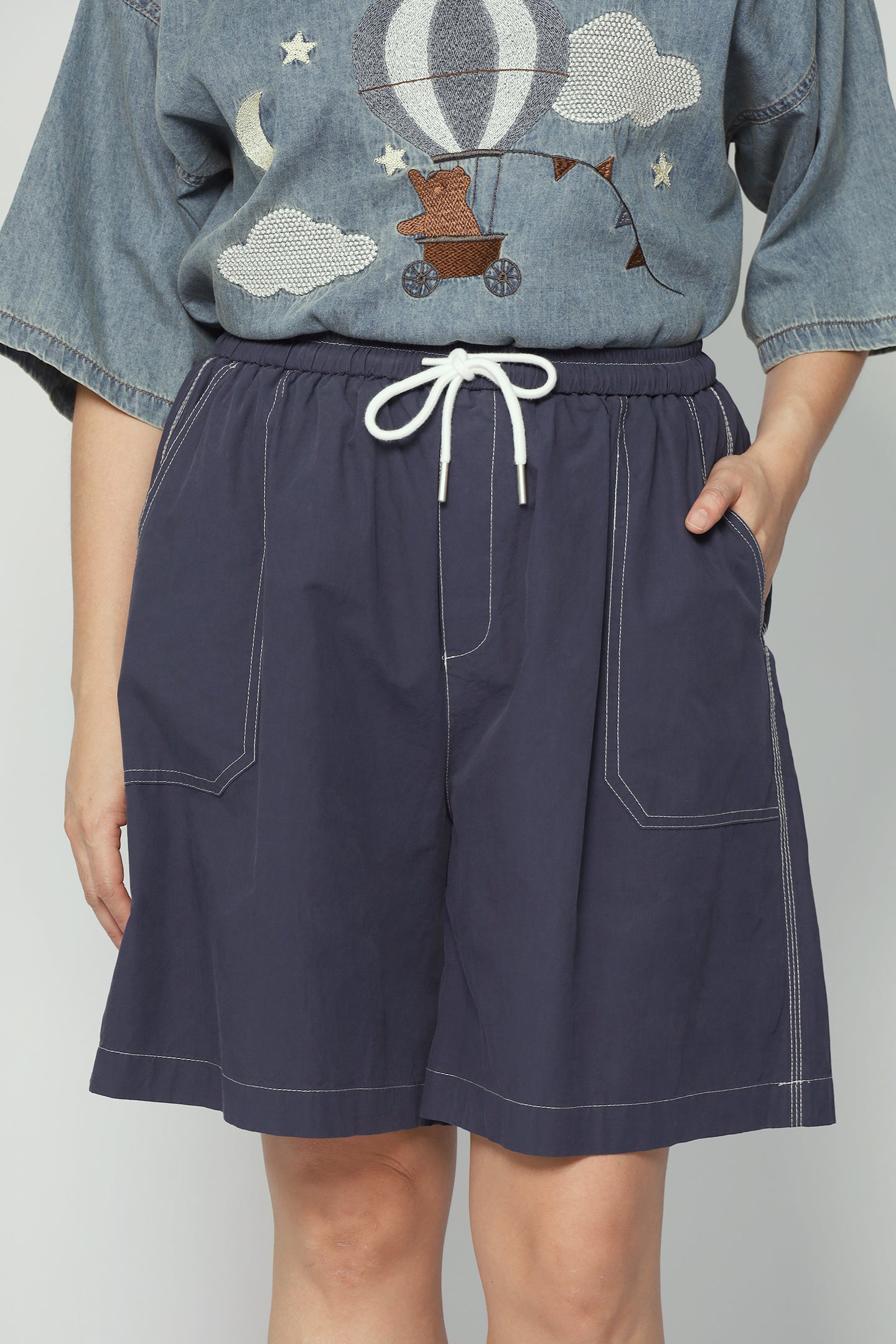 Backorders Bria Shorts in Blue