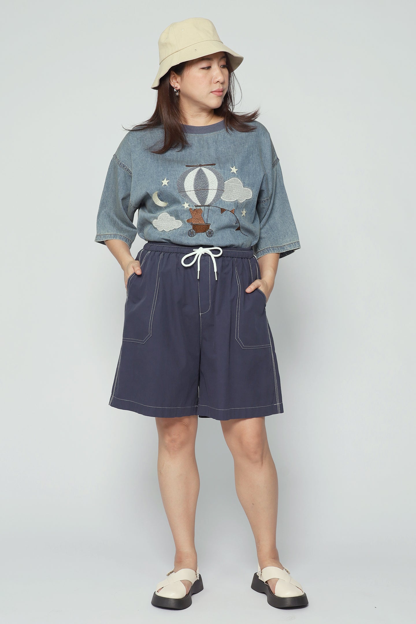 Backorders Bria Shorts in Blue