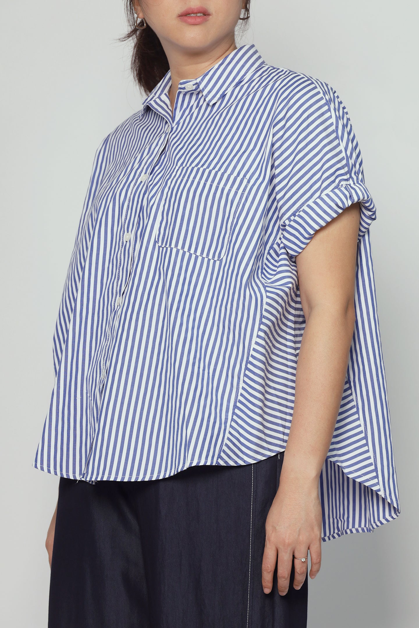 Byra Top in Blue Stripes