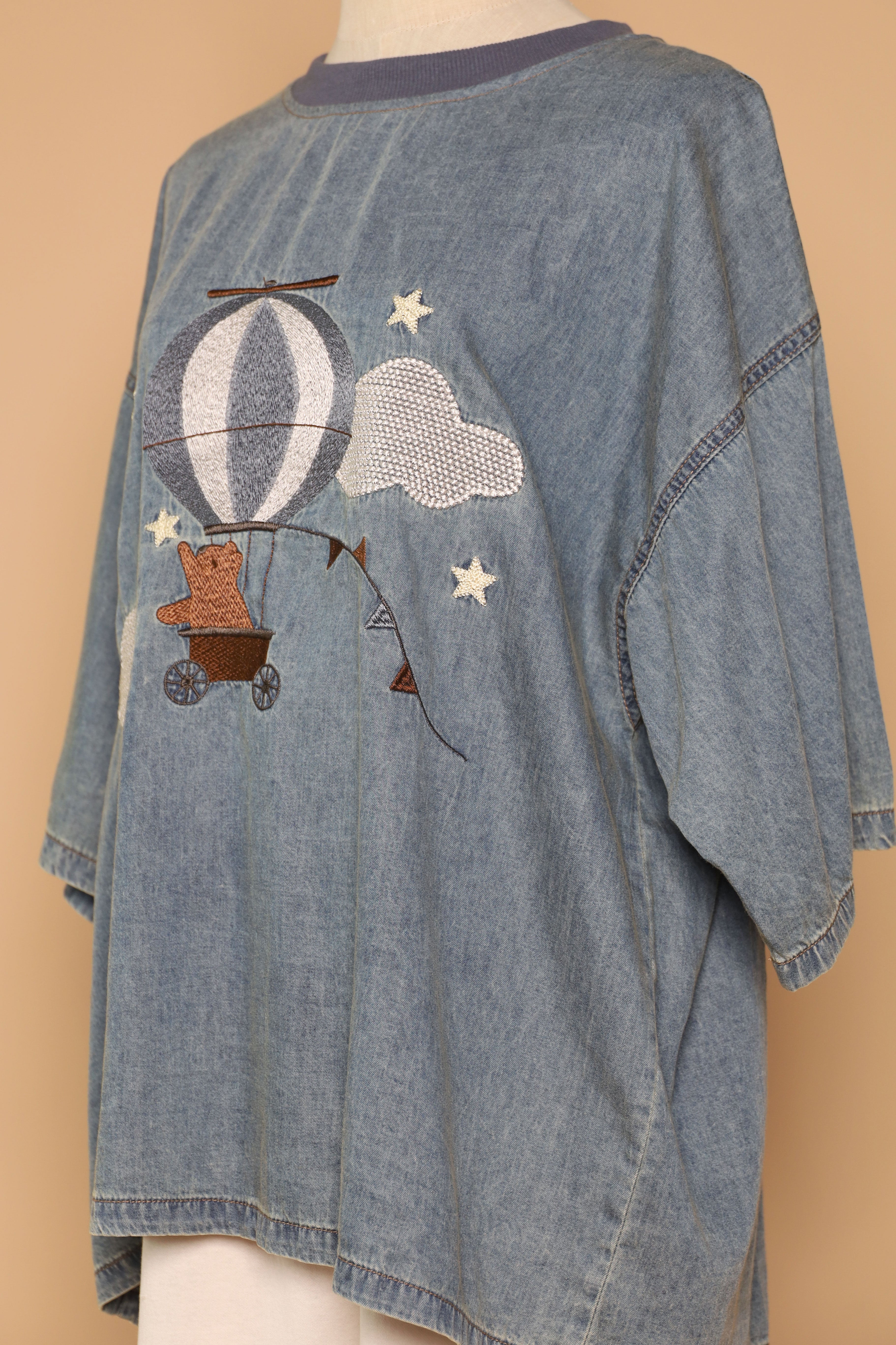 PO - Balloon Bliss Denim Top