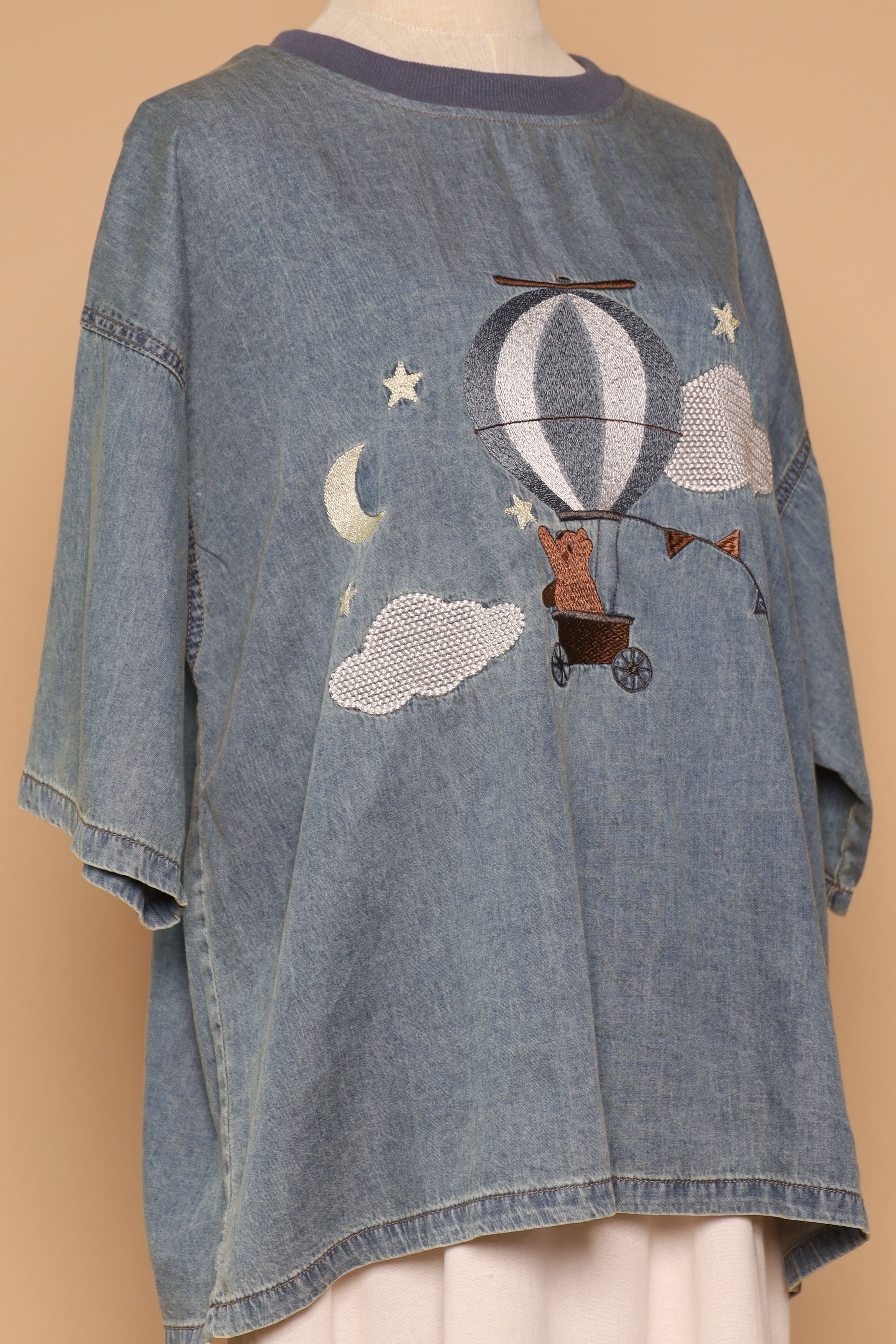 PO - Balloon Bliss Denim Top