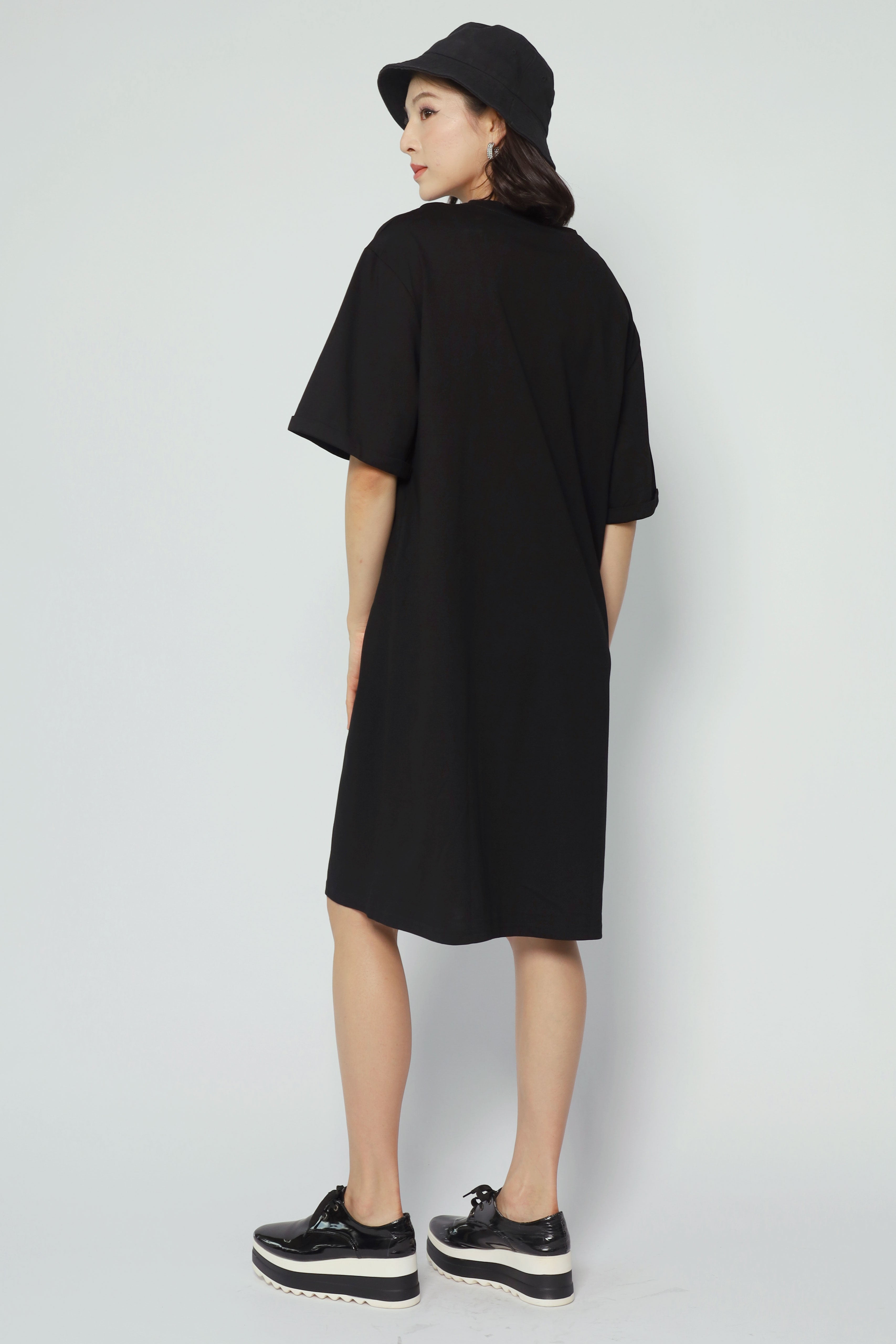 Beckham Embellished Dress in Black