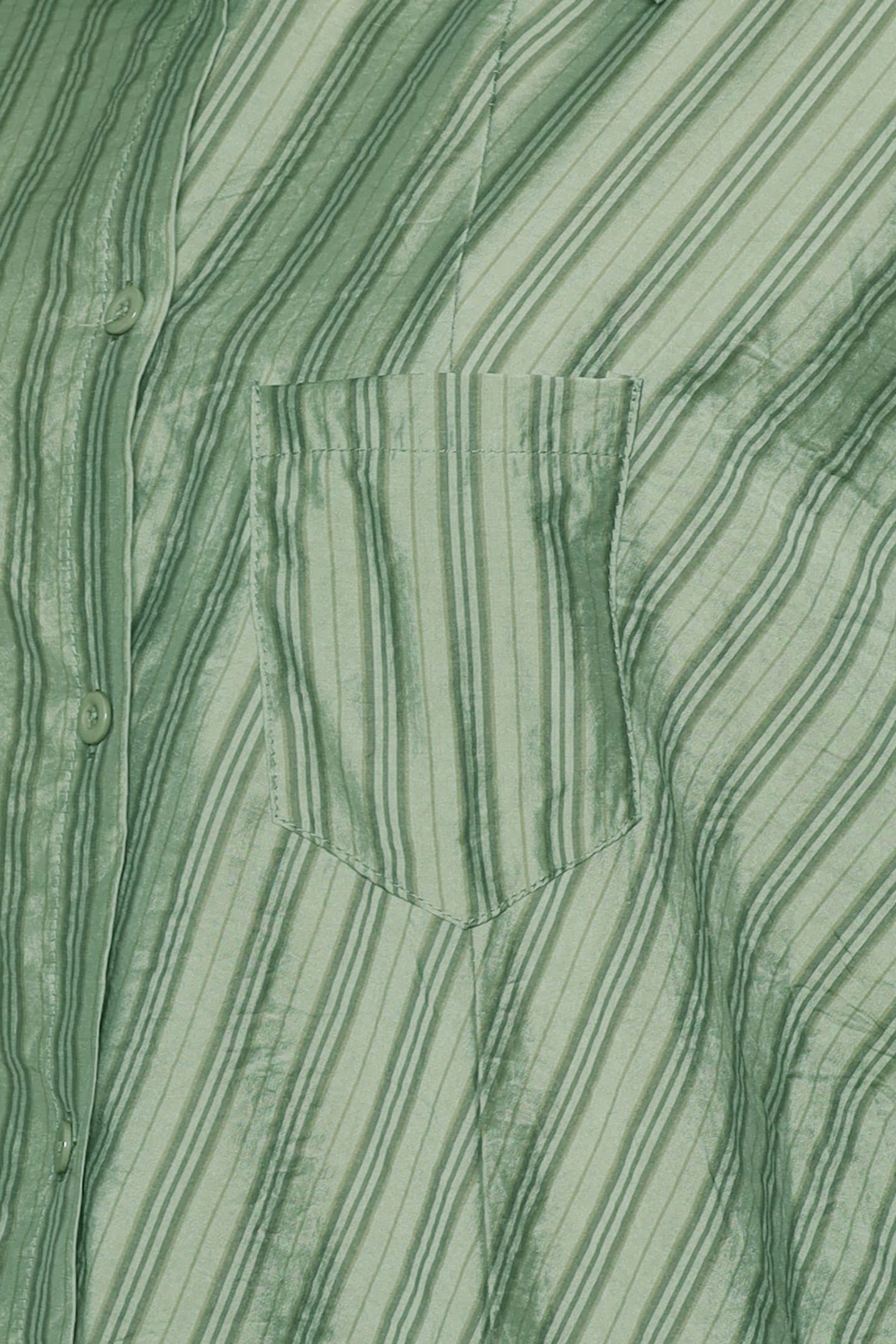 PO - Bee Openback Top in Green Stripes
