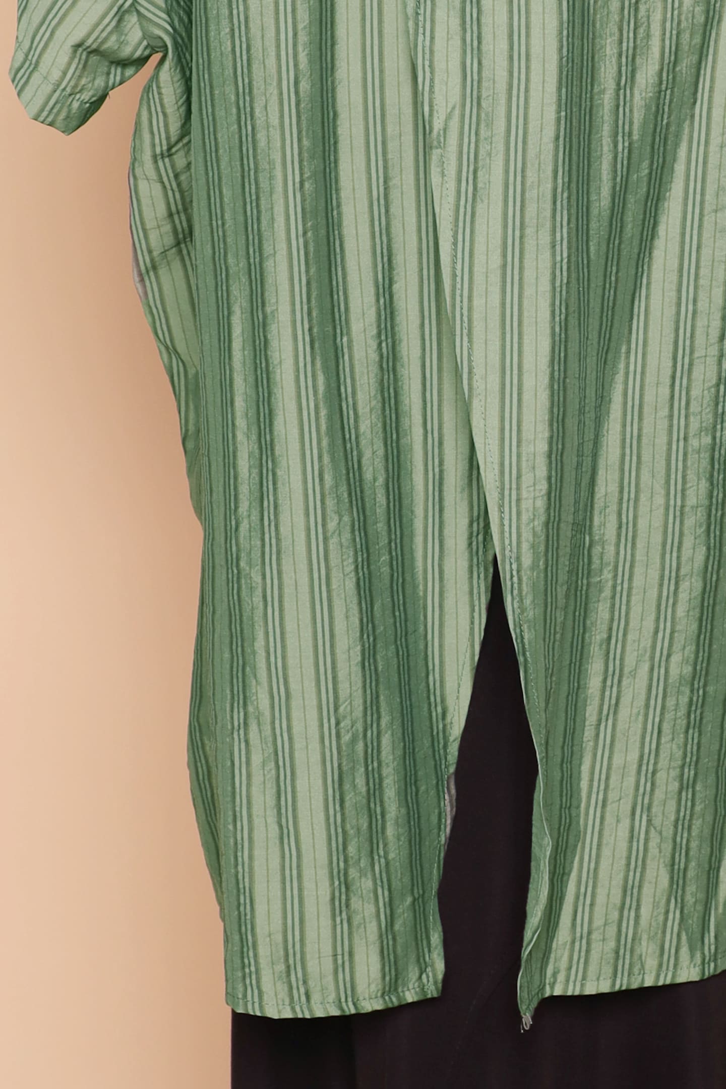 PO - Bee Openback Top in Green Stripes
