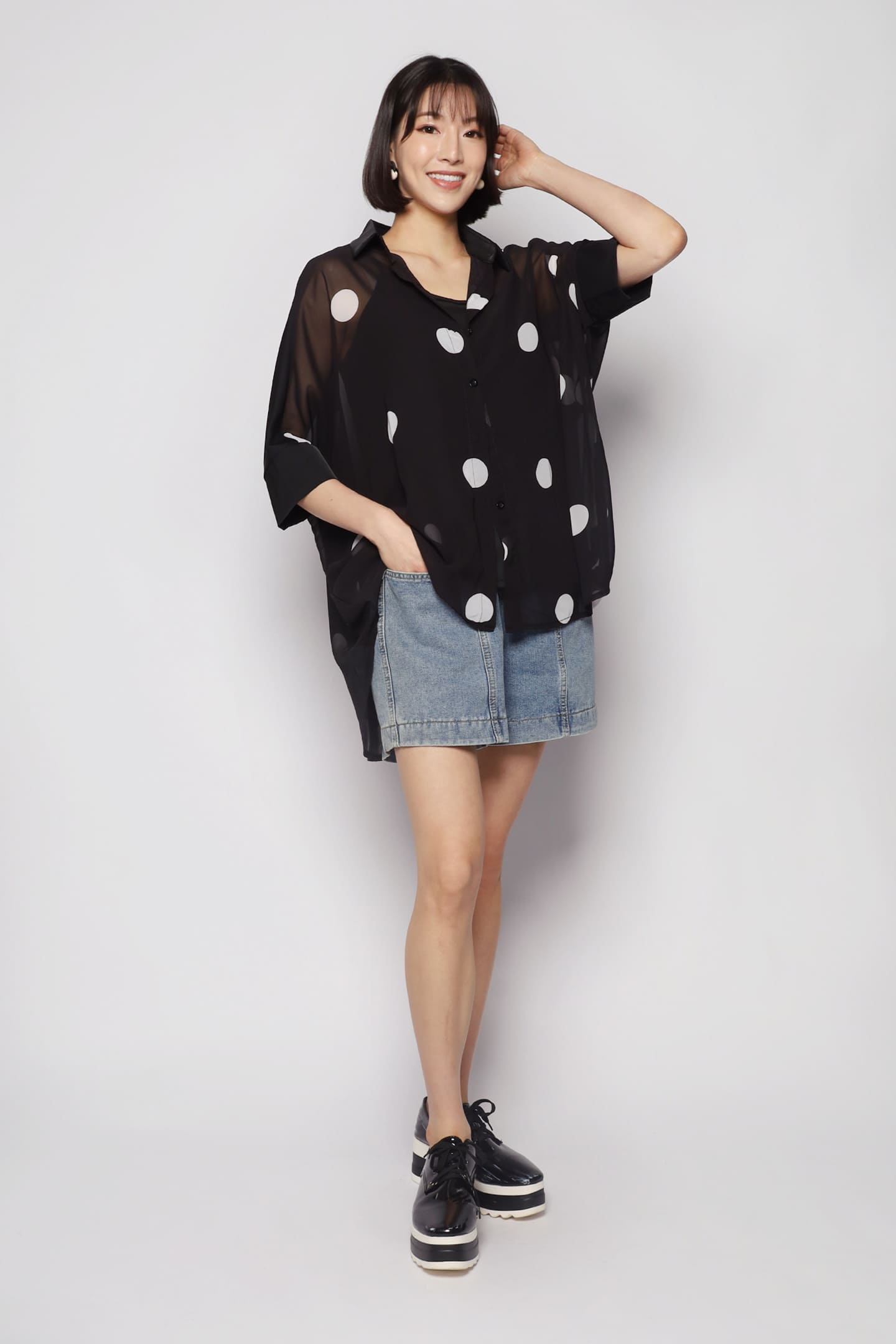 Billy 2 in 1 Top in Polkadot