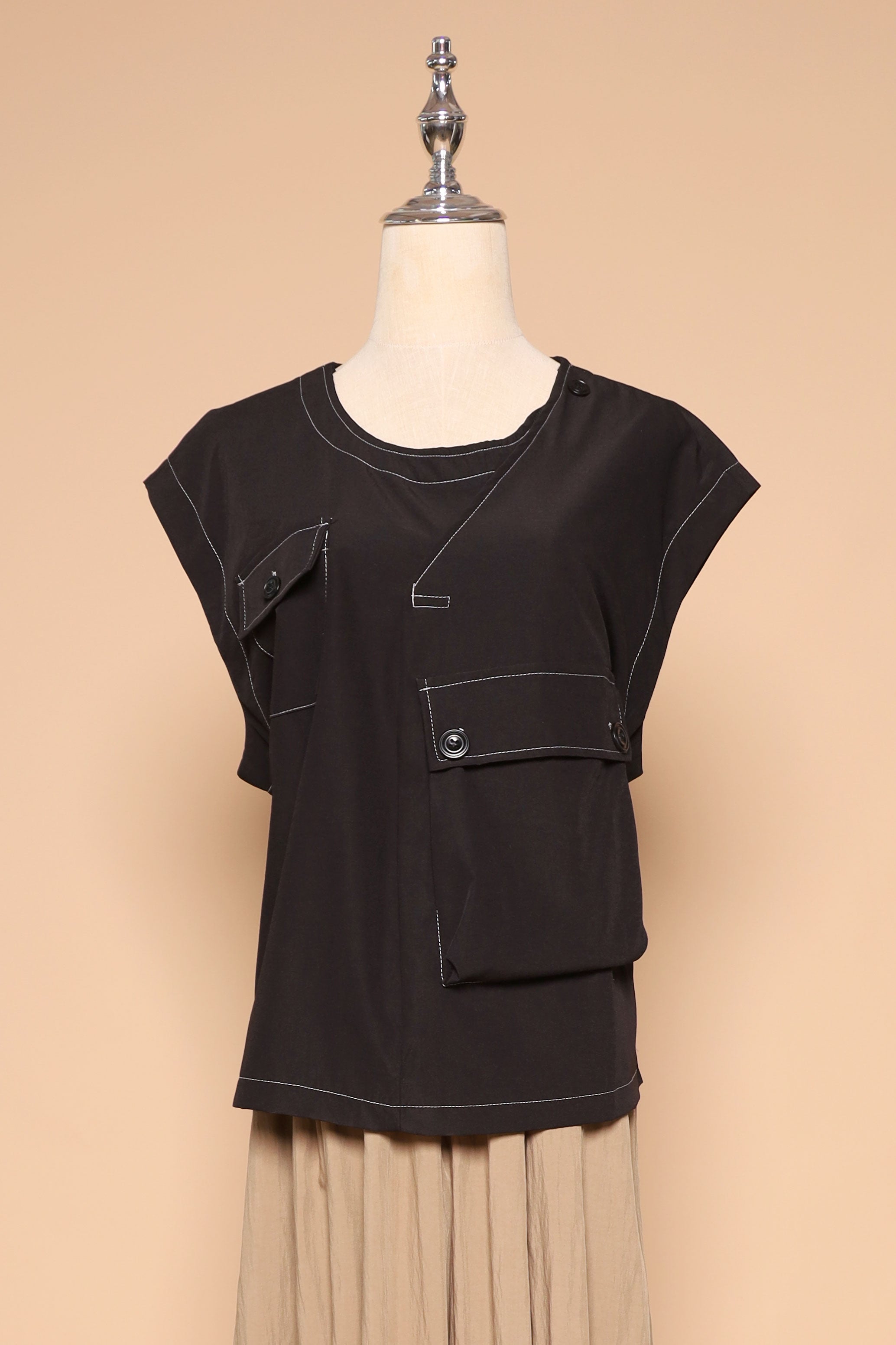PO - Blake Trimming Top in Black