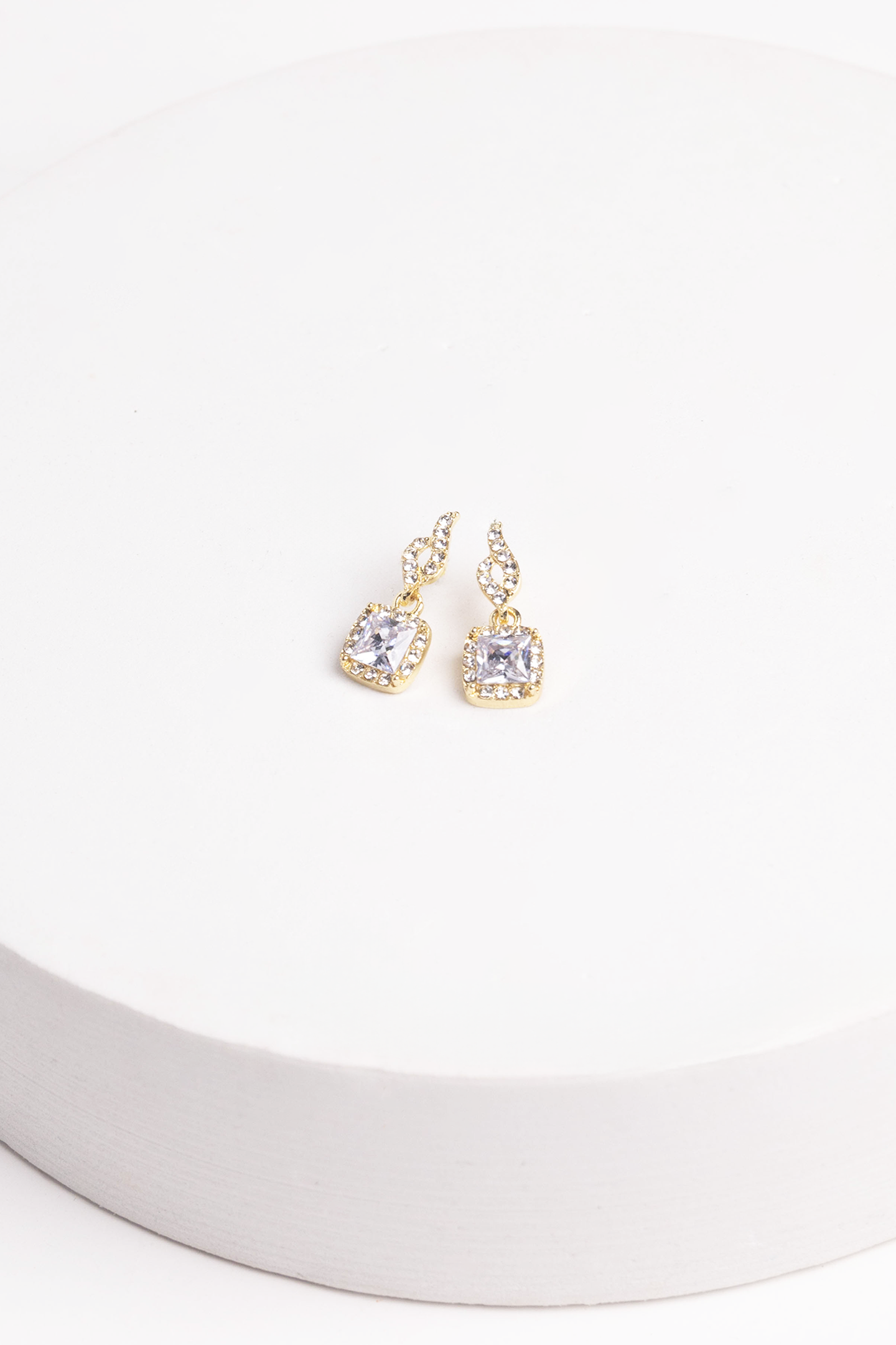 Edmund Square Embellished Earrings