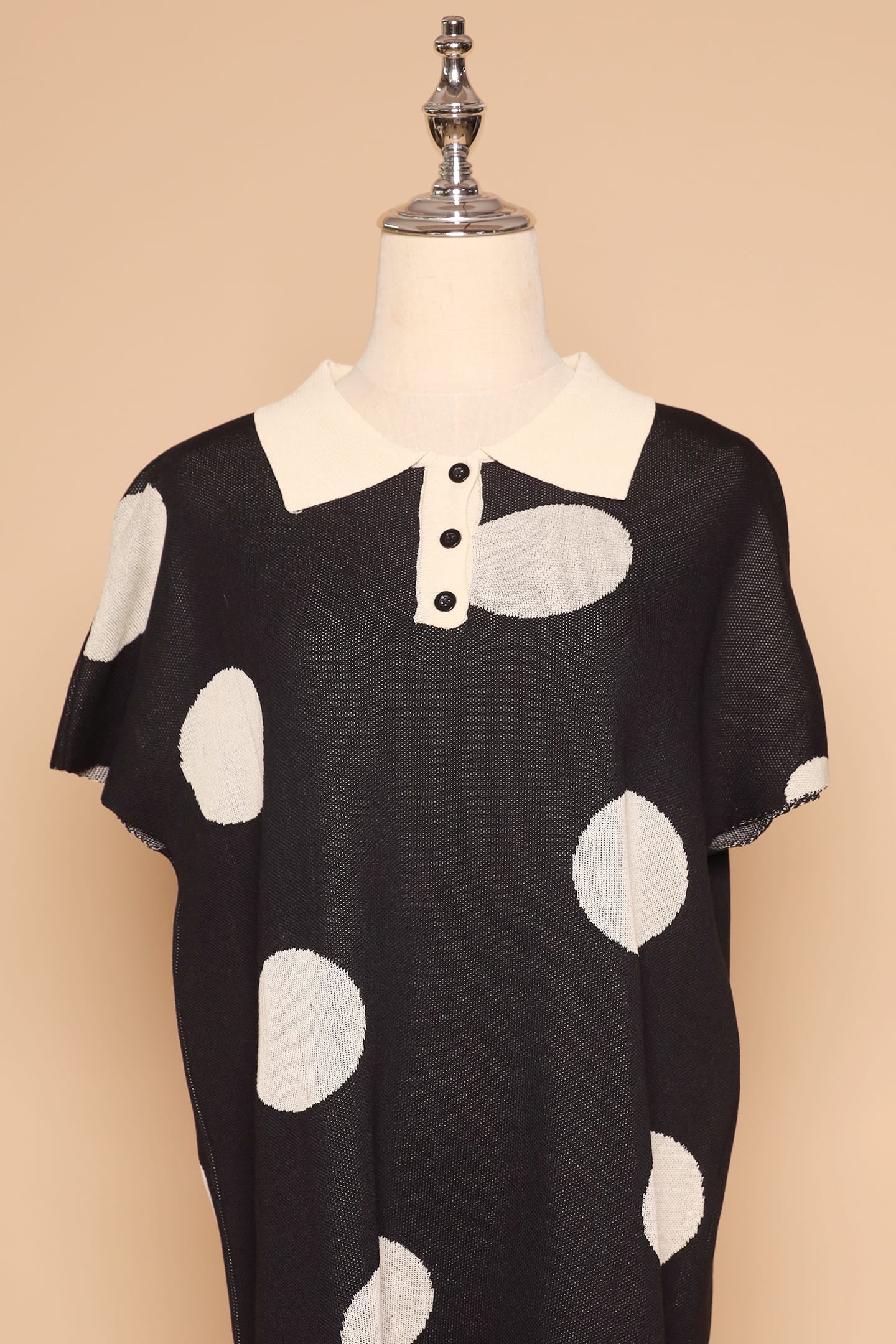 PO - Bunbun Polkadot Knit Dress