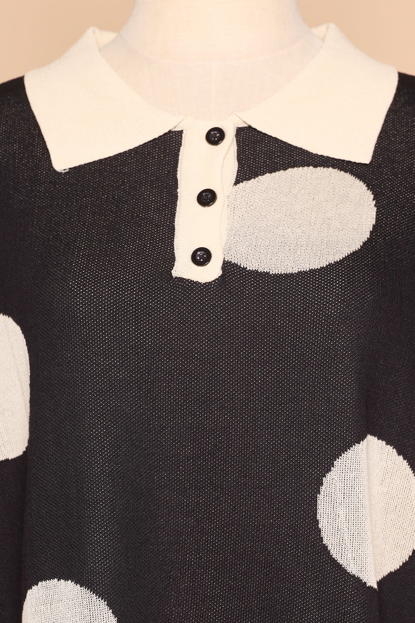 PO - Bunbun Polkadot Knit Dress