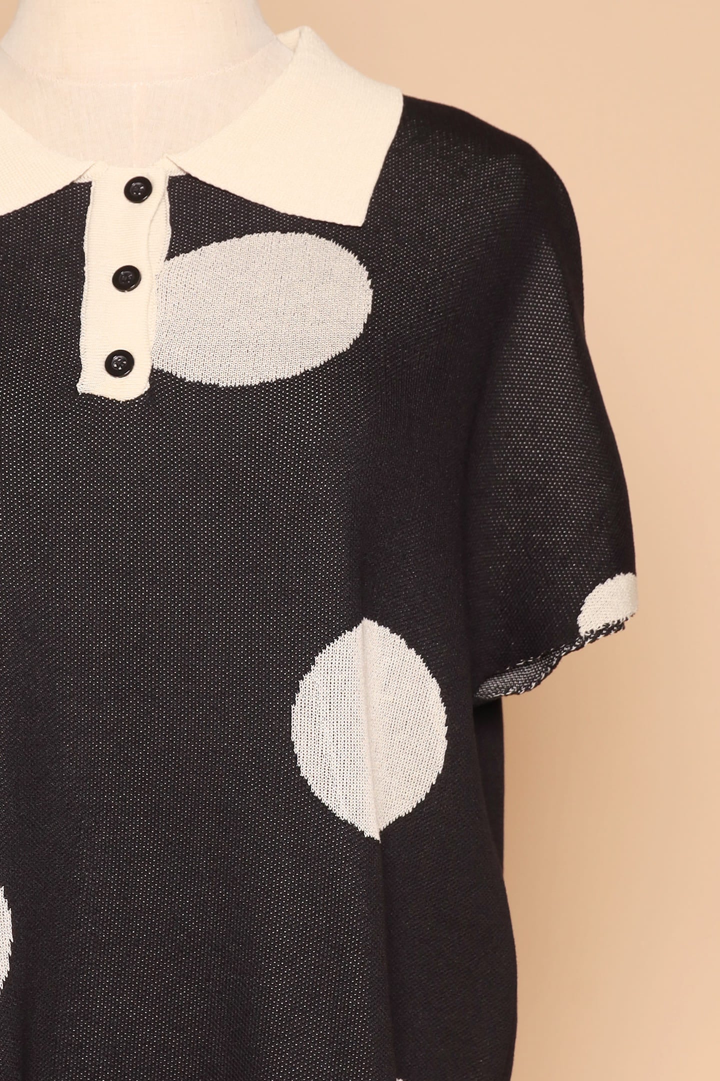 PO - Bunbun Polkadot Knit Dress