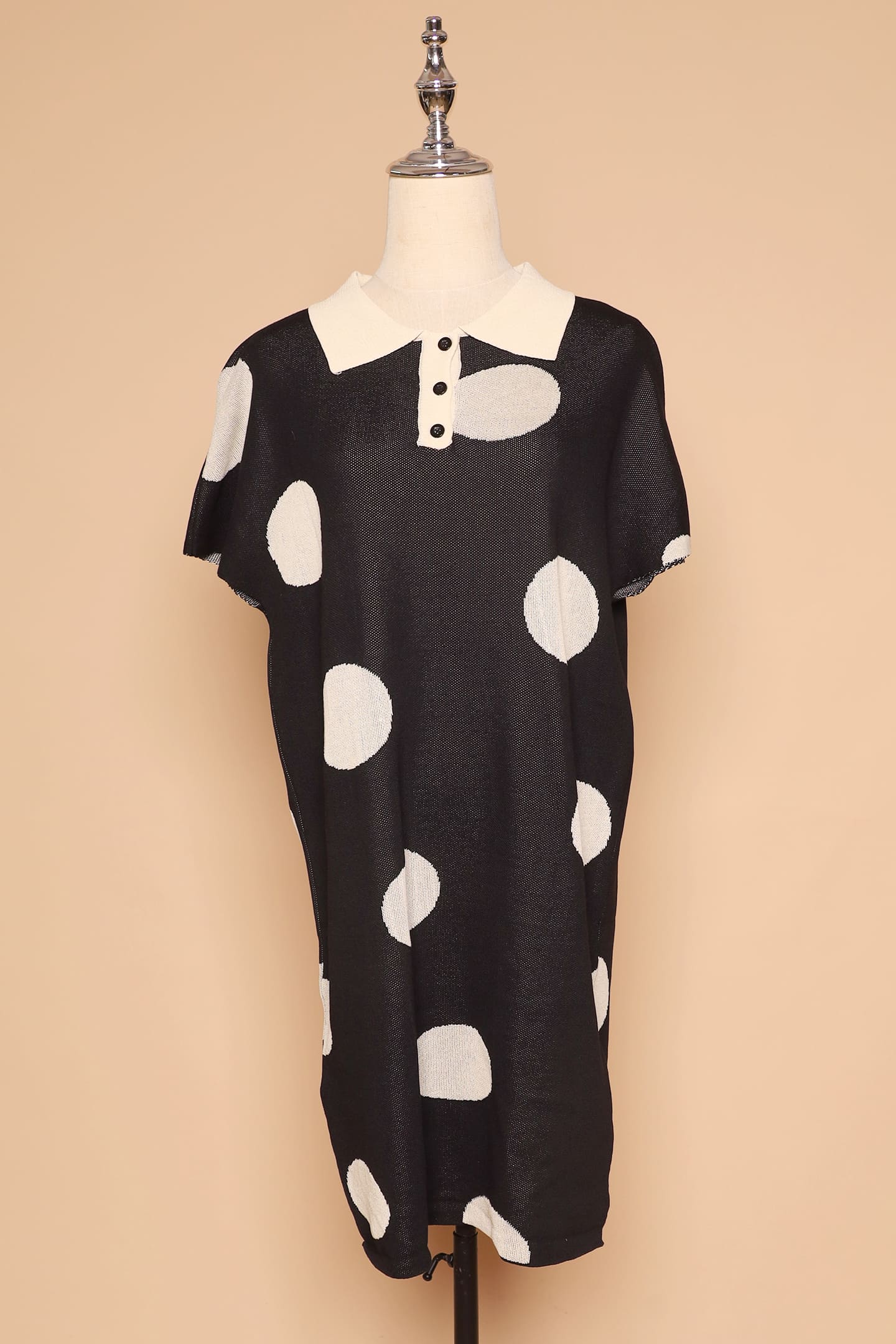 PO - Bunbun Polkadot Knit Dress