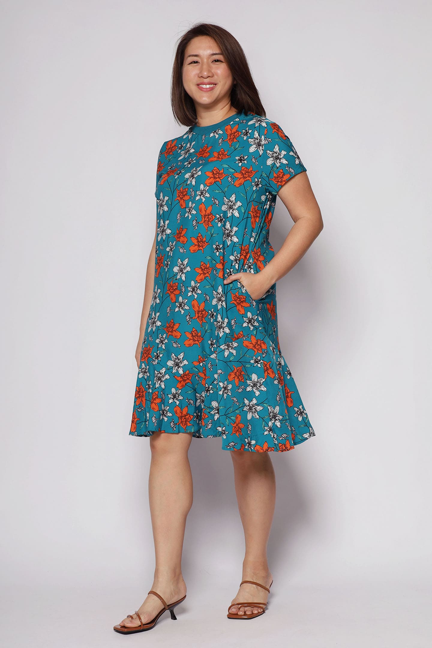 Bundchen Dress in Floral Fantasy